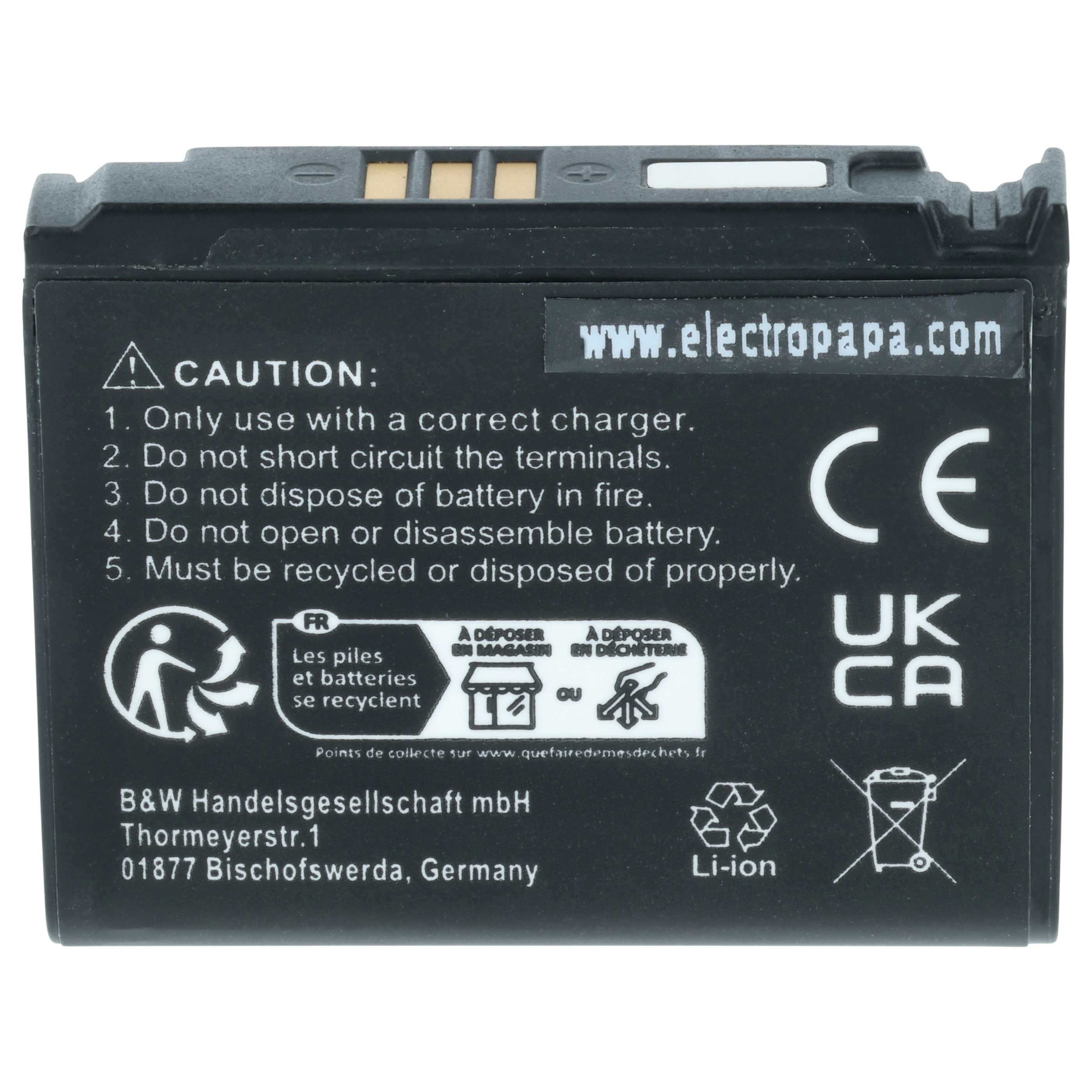 Akumulator do telefonu smartfona zamiennik Samsung AB653039CEC, AB653039CE, AB653039CC - 800 mAh 3,7 V Li-Ion