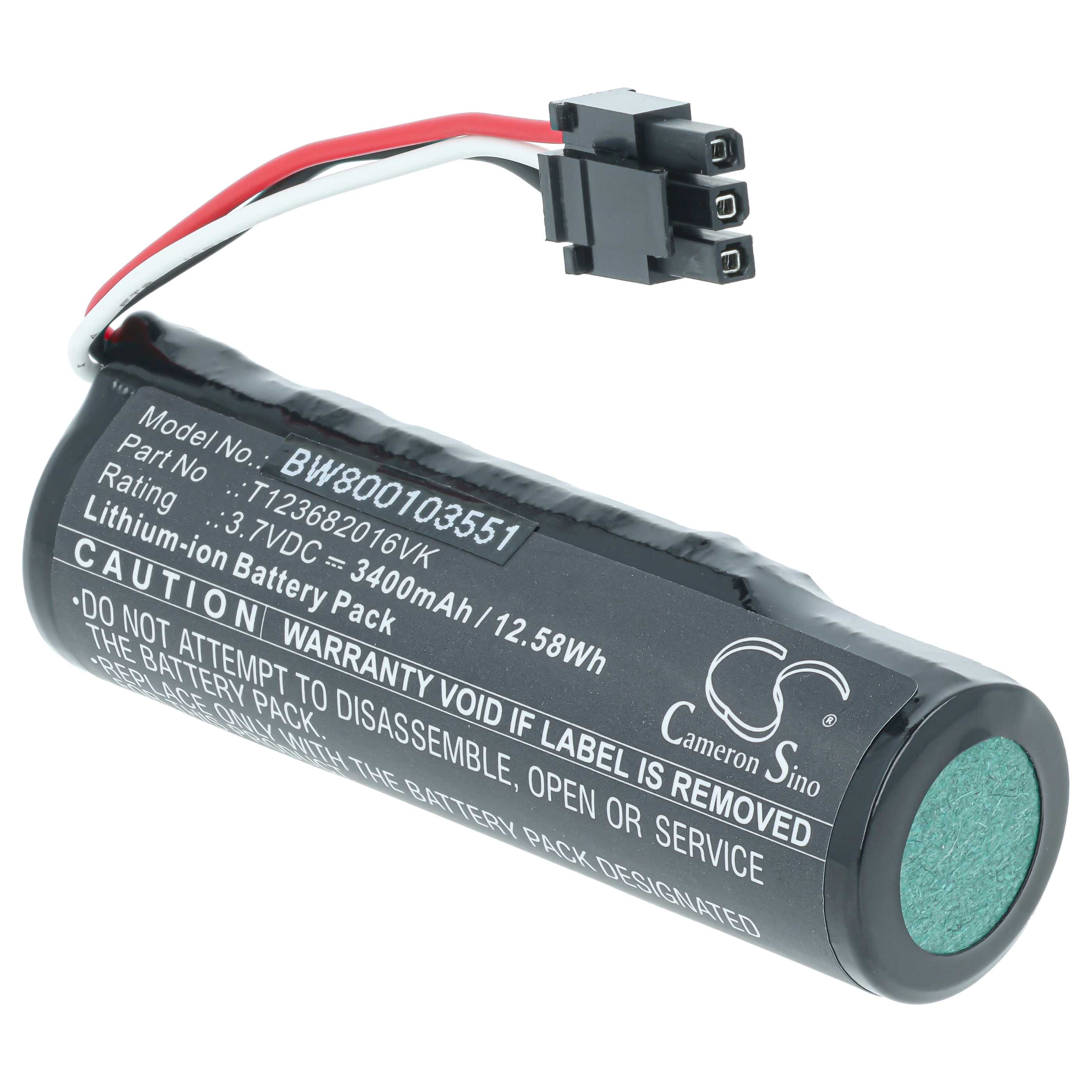 Batería reemplaza Logitech T123682016VK para altavoz Logitech - 3400 mAh
