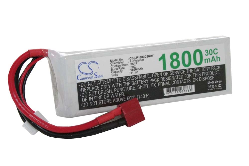 Batterie modèle radio-télécommandé - 1800mAh 11,1V Li-polymère, T-System AWG14