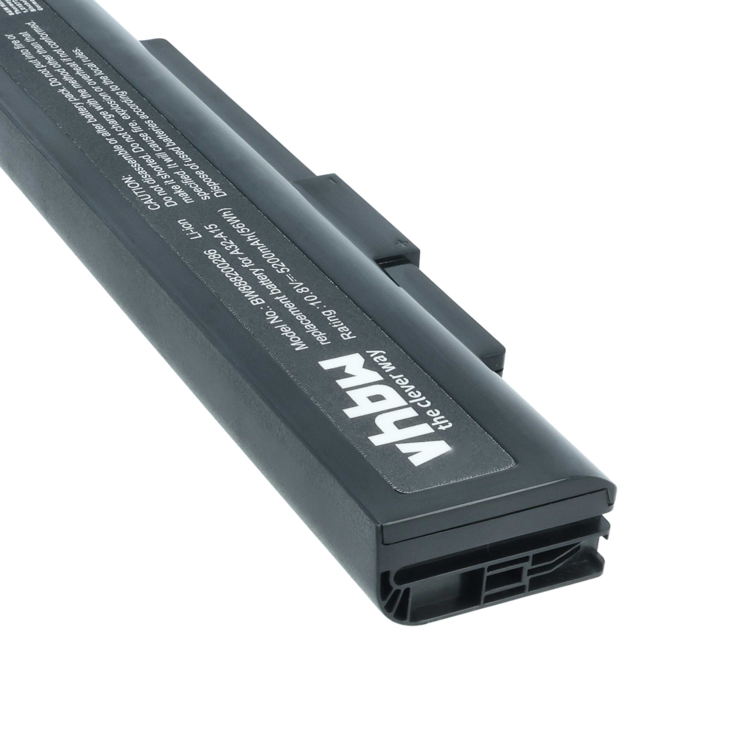 Akumulator do laptopa zamiennik Medion A42-H36, A32-A15, A41-A15, A42-A15 - 5200 mAh 10,8 V Li-Ion, czarny