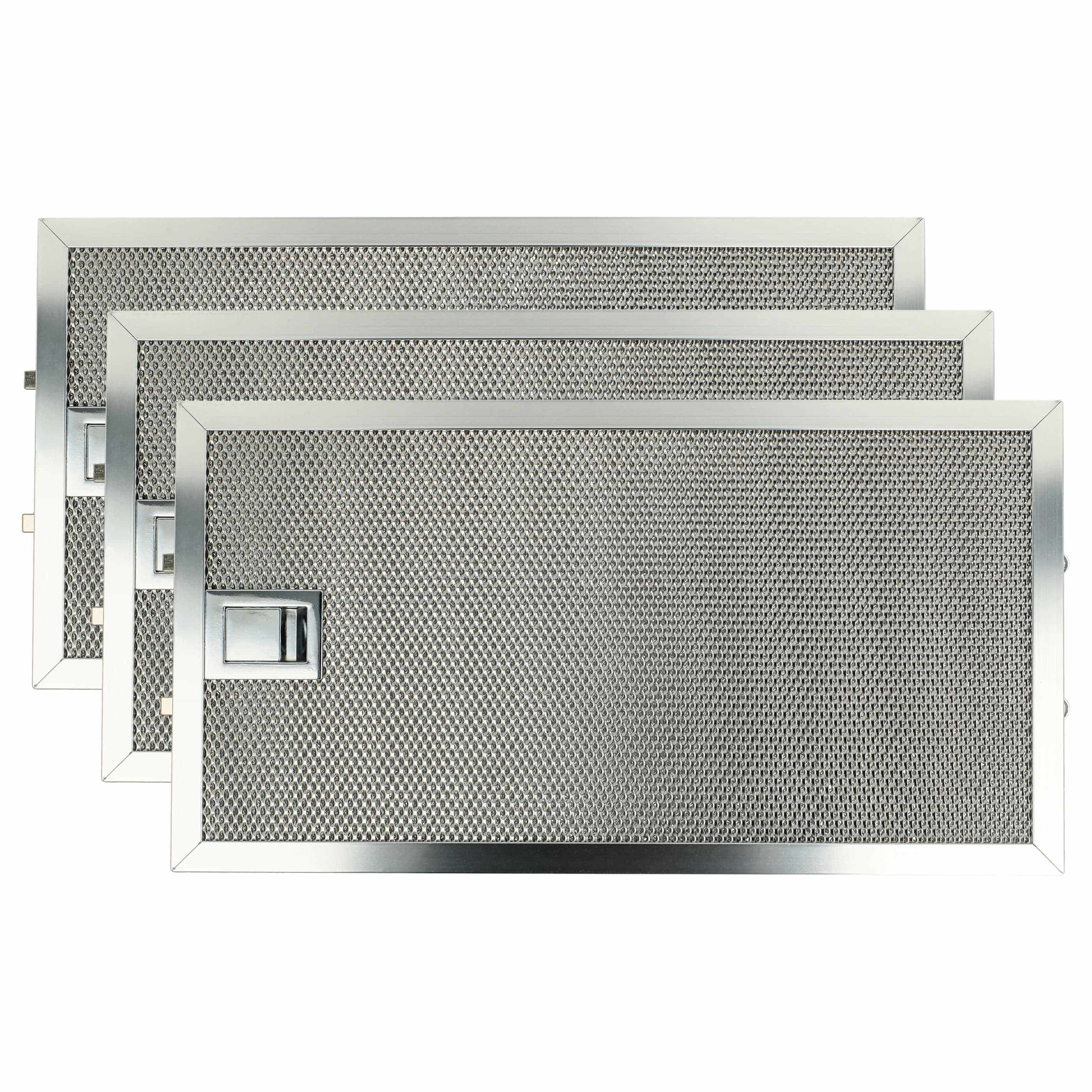 3x Filtres métal remplace Miele 8258211 pour hotte aspirante