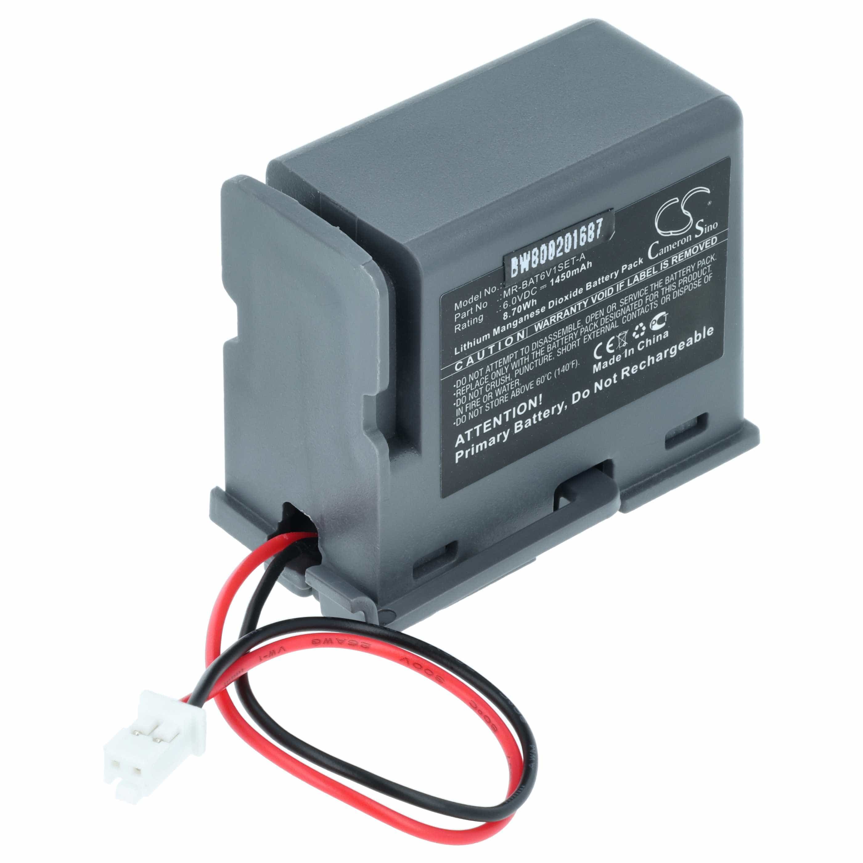 Bateria do PLC programowalnego sterownika Mitsubishi MR-BAT6V1SET-A - 1450 mAh 6 V Li-MnO2