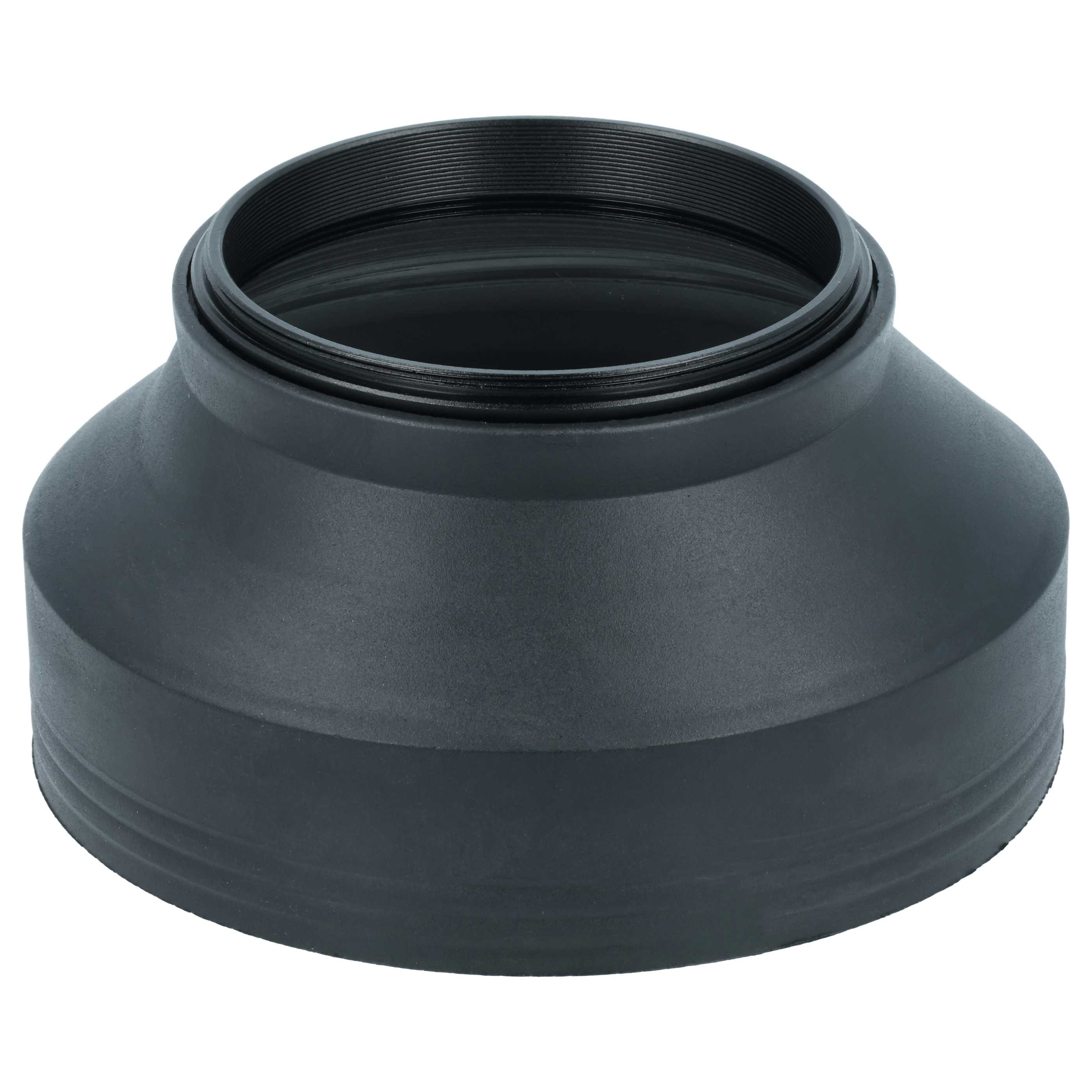 Lens Hood suitable for Lens with 58 mm Diameter, rubber, black