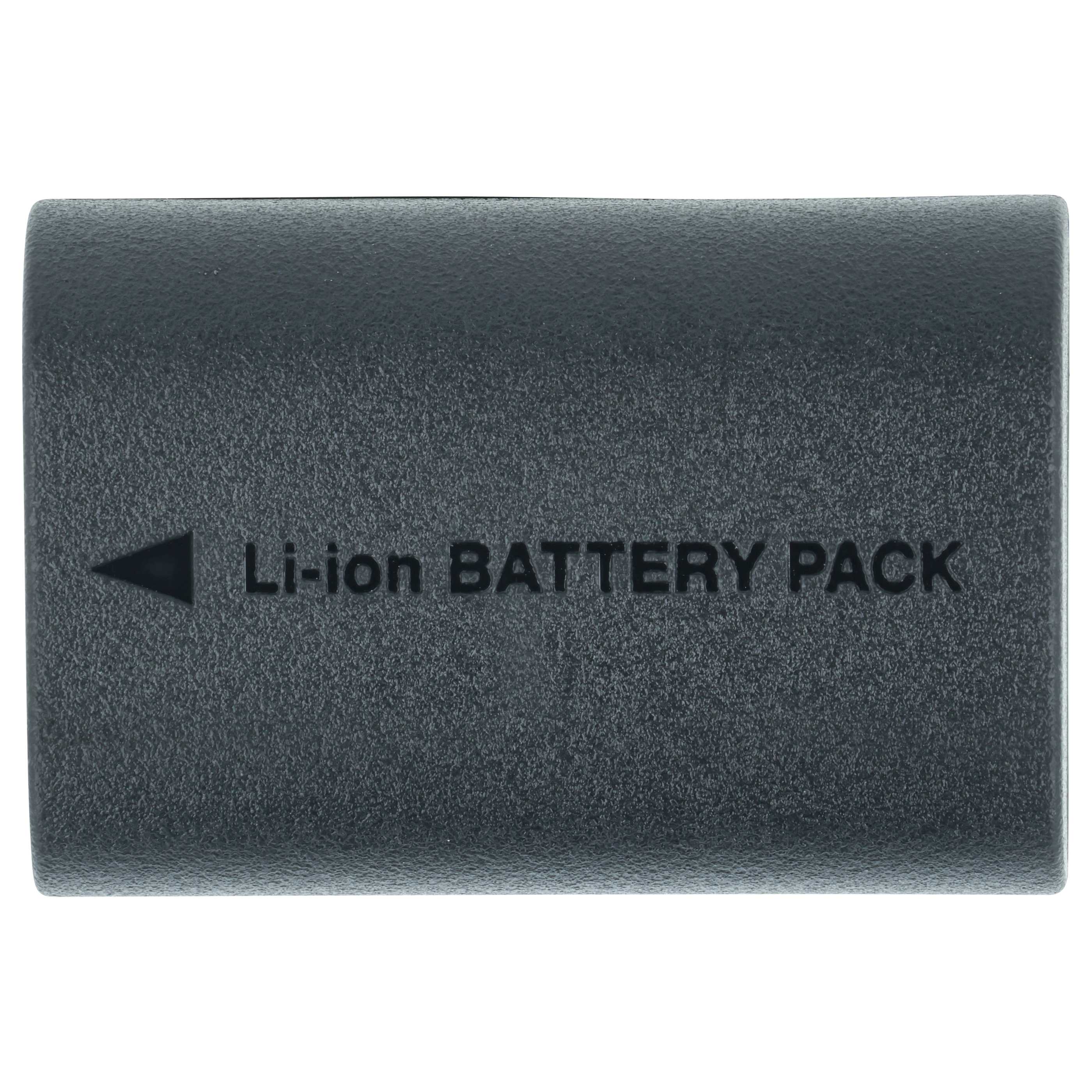 Batteria sostituisce Canon LP-E6 per fotocamera - 1300mAh 7,4V Li-Ion + chip
