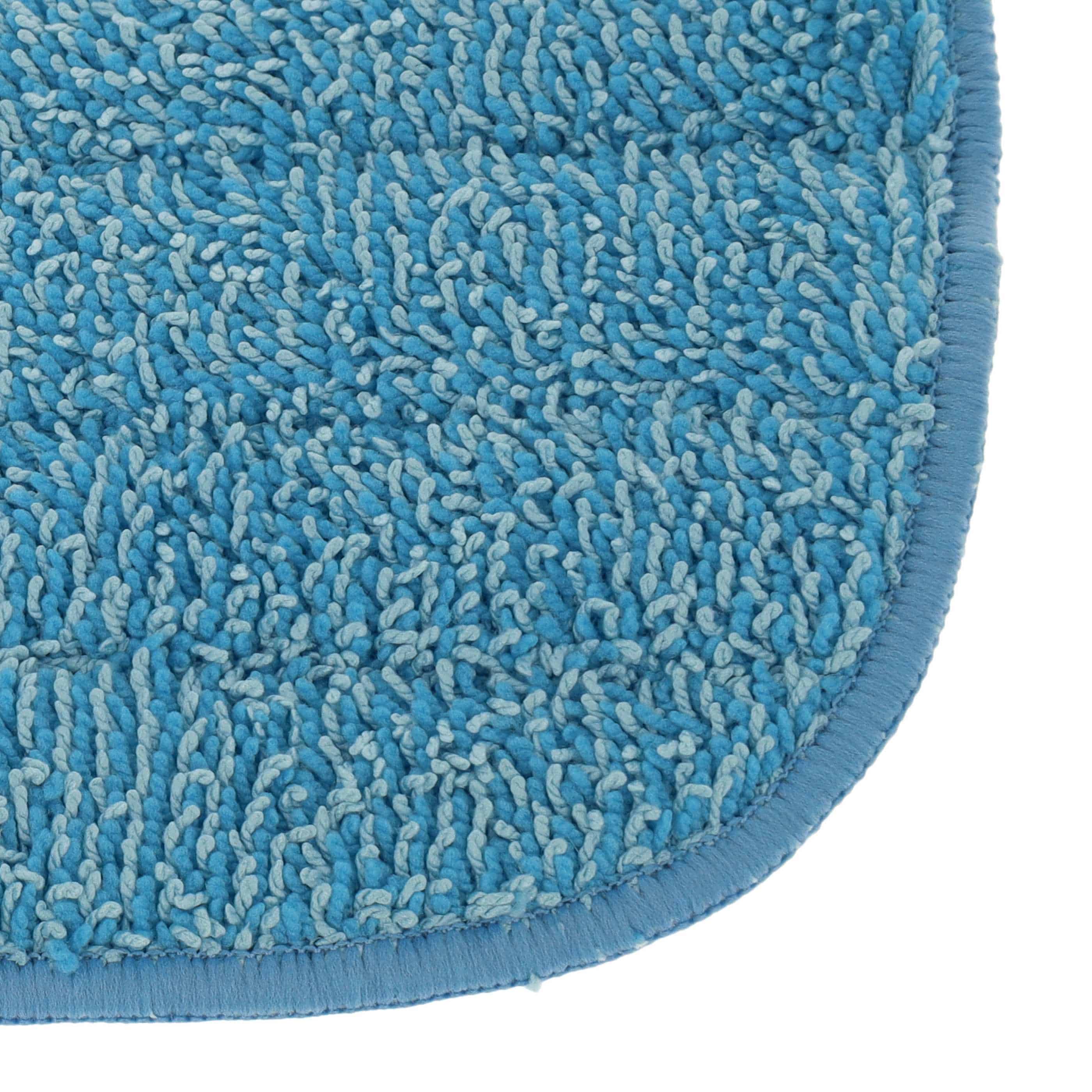 2x Mop Pad replaces Philips CP1055/01, 432200493831 for Philips Steam Cleaner - Microfibre, Velcro Fastener