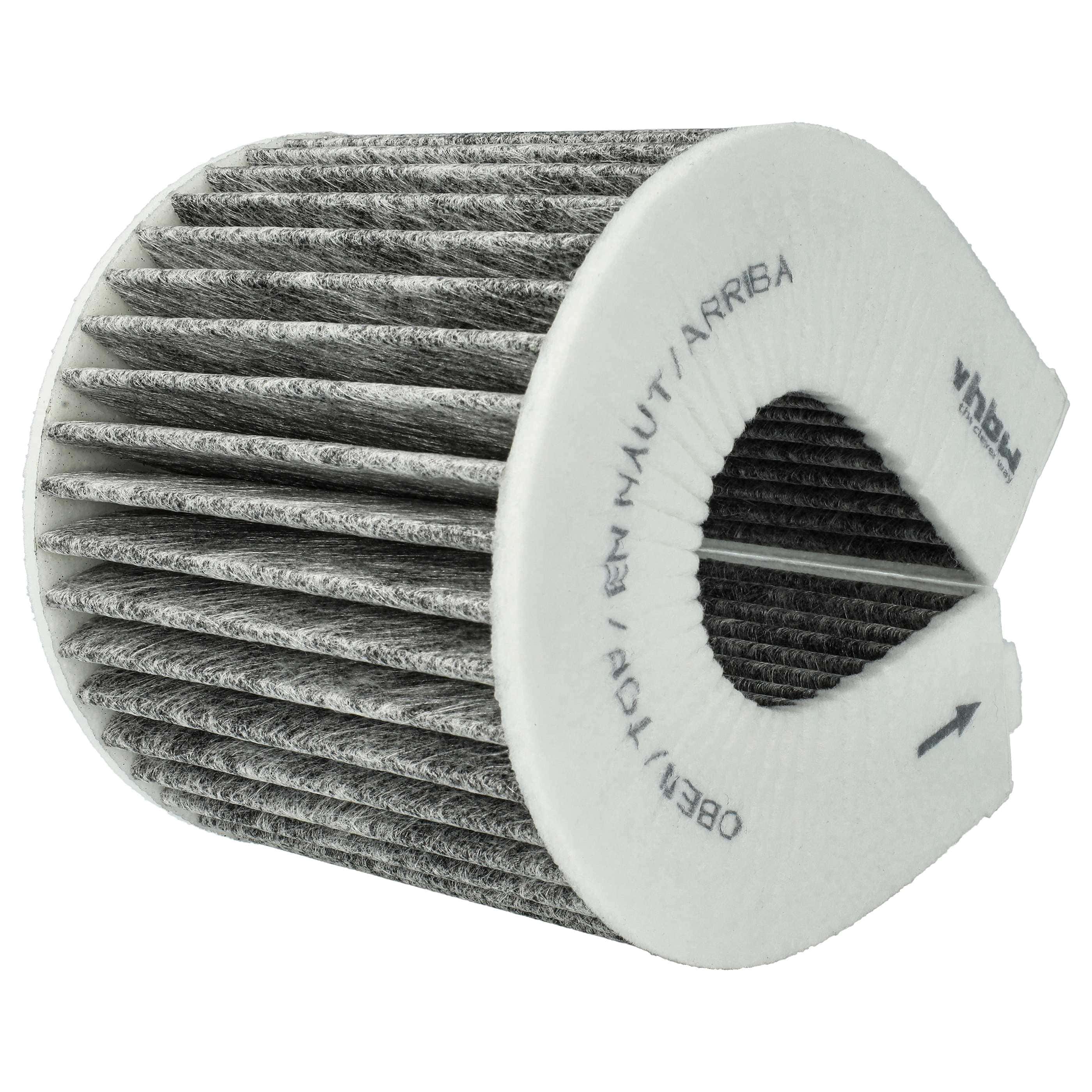 4x Filtres à charbon actif remplace Bora PUAKF pour hotte Bora