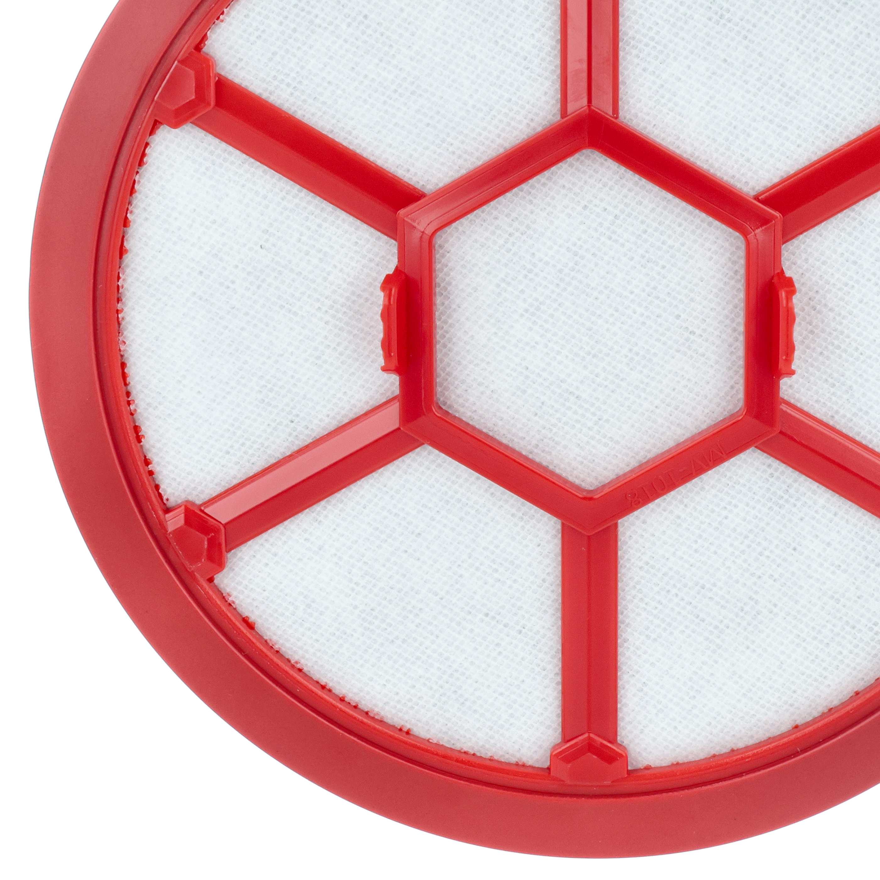 2x Filtermotor filter suitable for Dirt Devil Infinity Rebel Vacuum Cleaner, 15.3 x 15.3 cm
