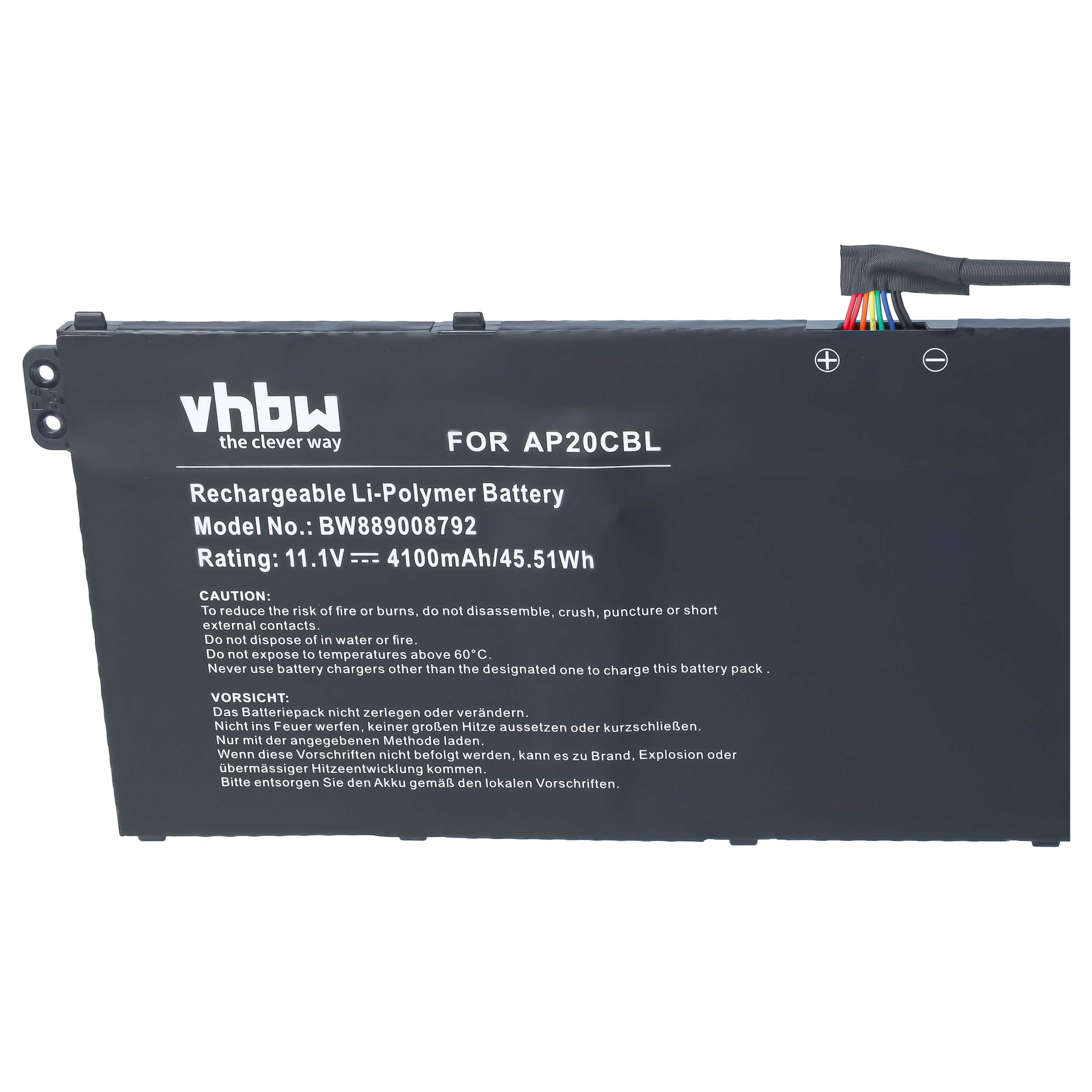 Batería recargable para notebook Acer - 4100 mAh 11,1 V Li-Polímero