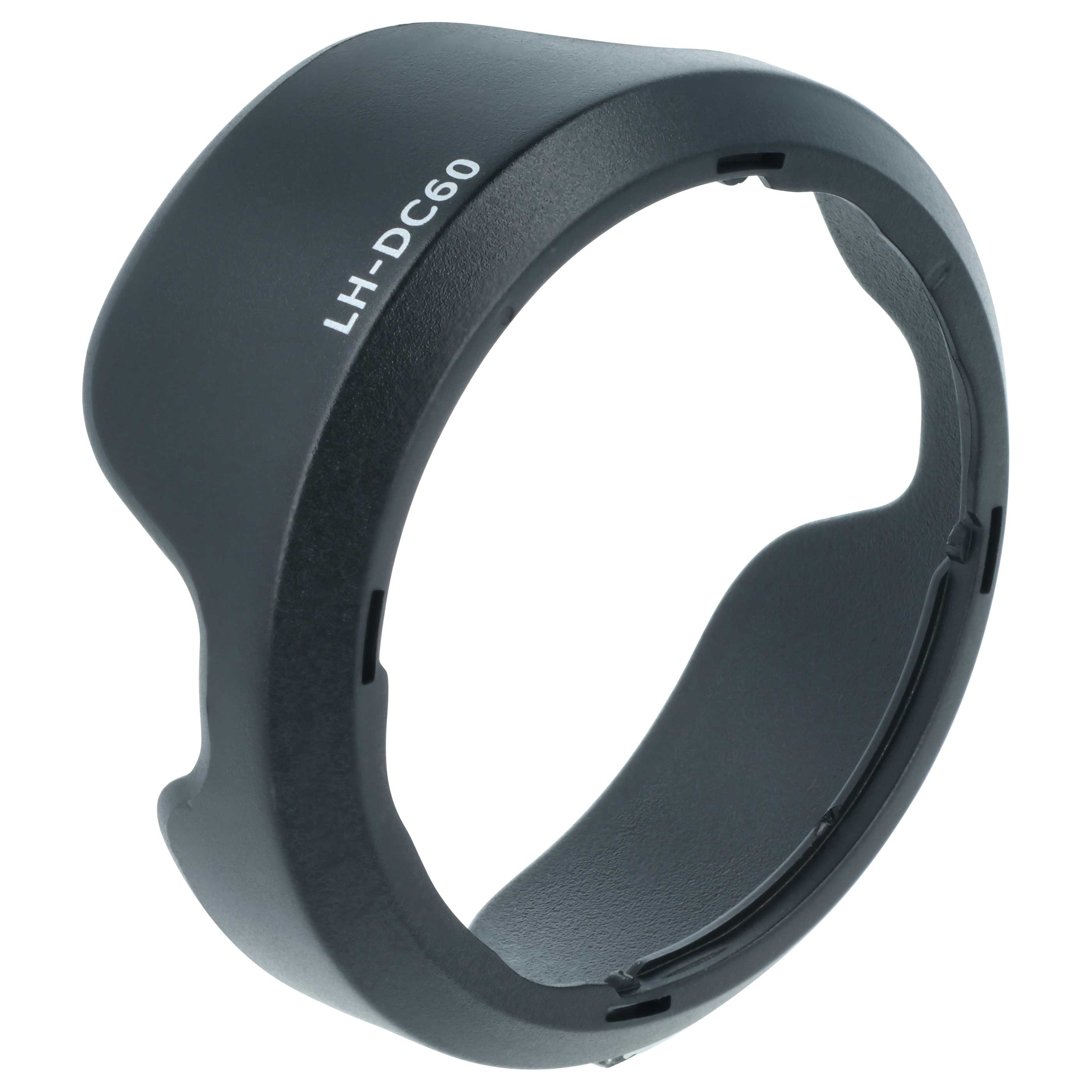 Lens Hood replaces Canon LH-DC60 for Canon Lens with 58 mm Diameter, plastic, black