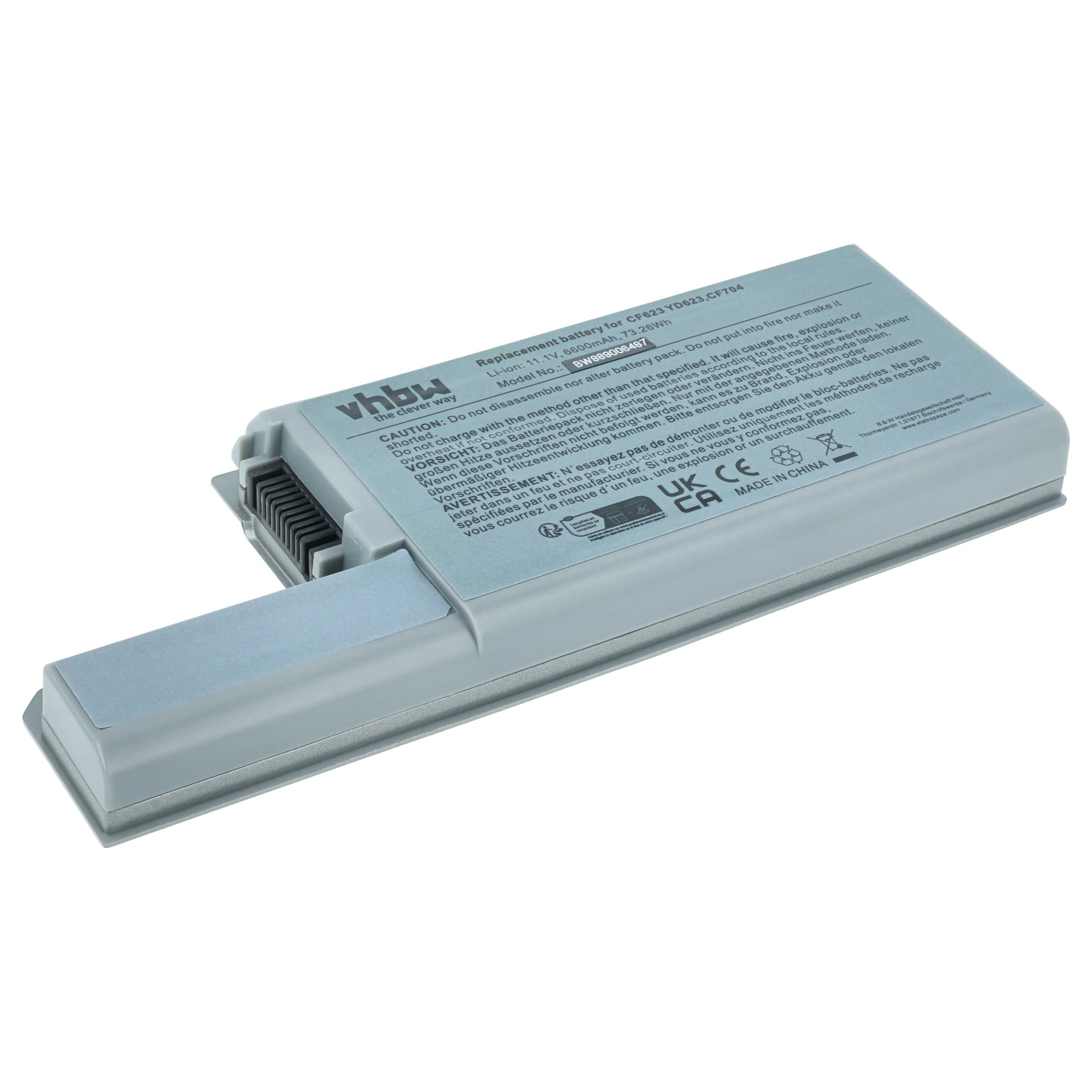 Akumulator do laptopa zamiennik Dell 312-0393, 312-0394, 312-0401, 312-0402 - 6600 mAh 11,1 V Li-Ion