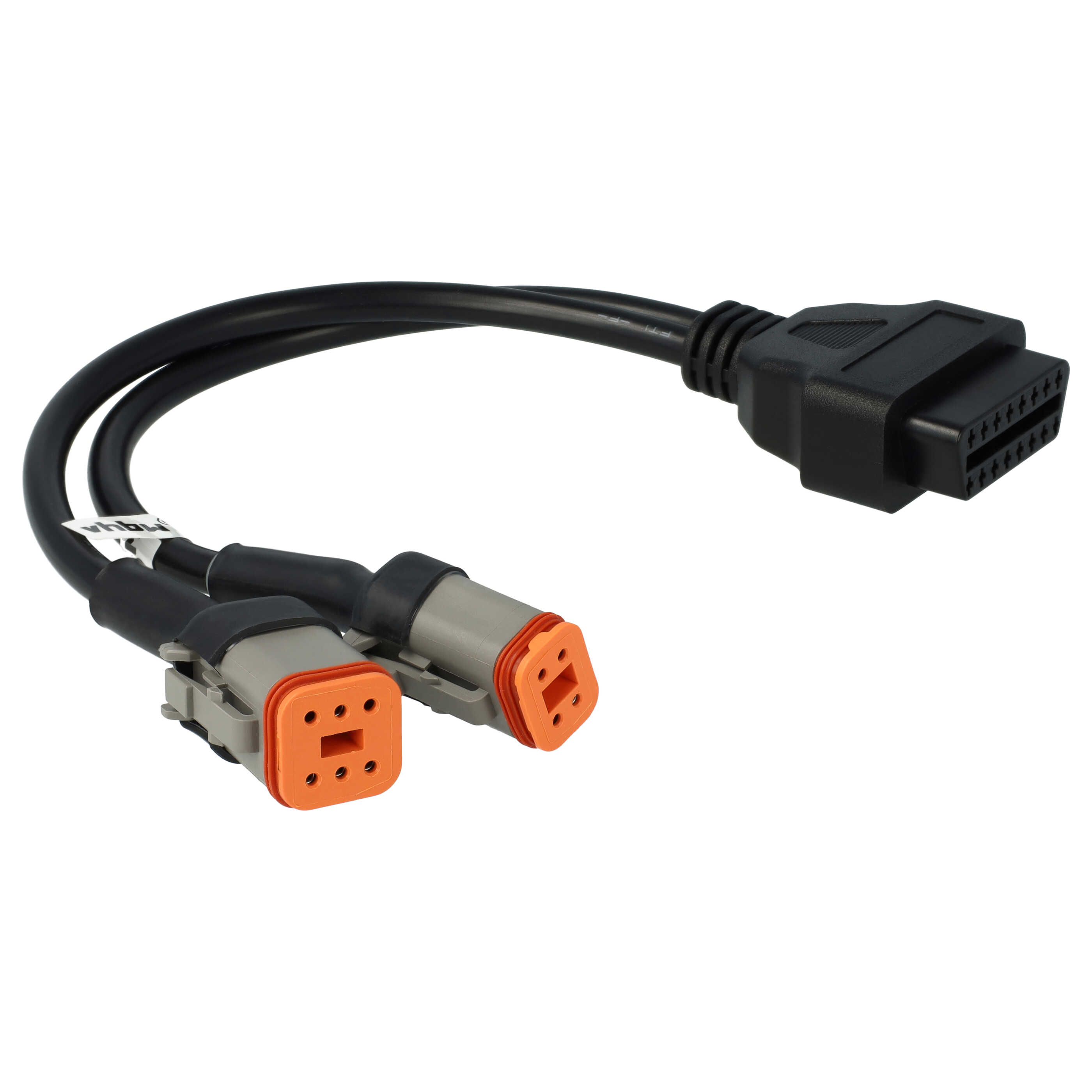 vhbw OBD2 Adapter 4Pin, 6 Pin auf OBD2 16Pin für Harley Davidson Motorrad