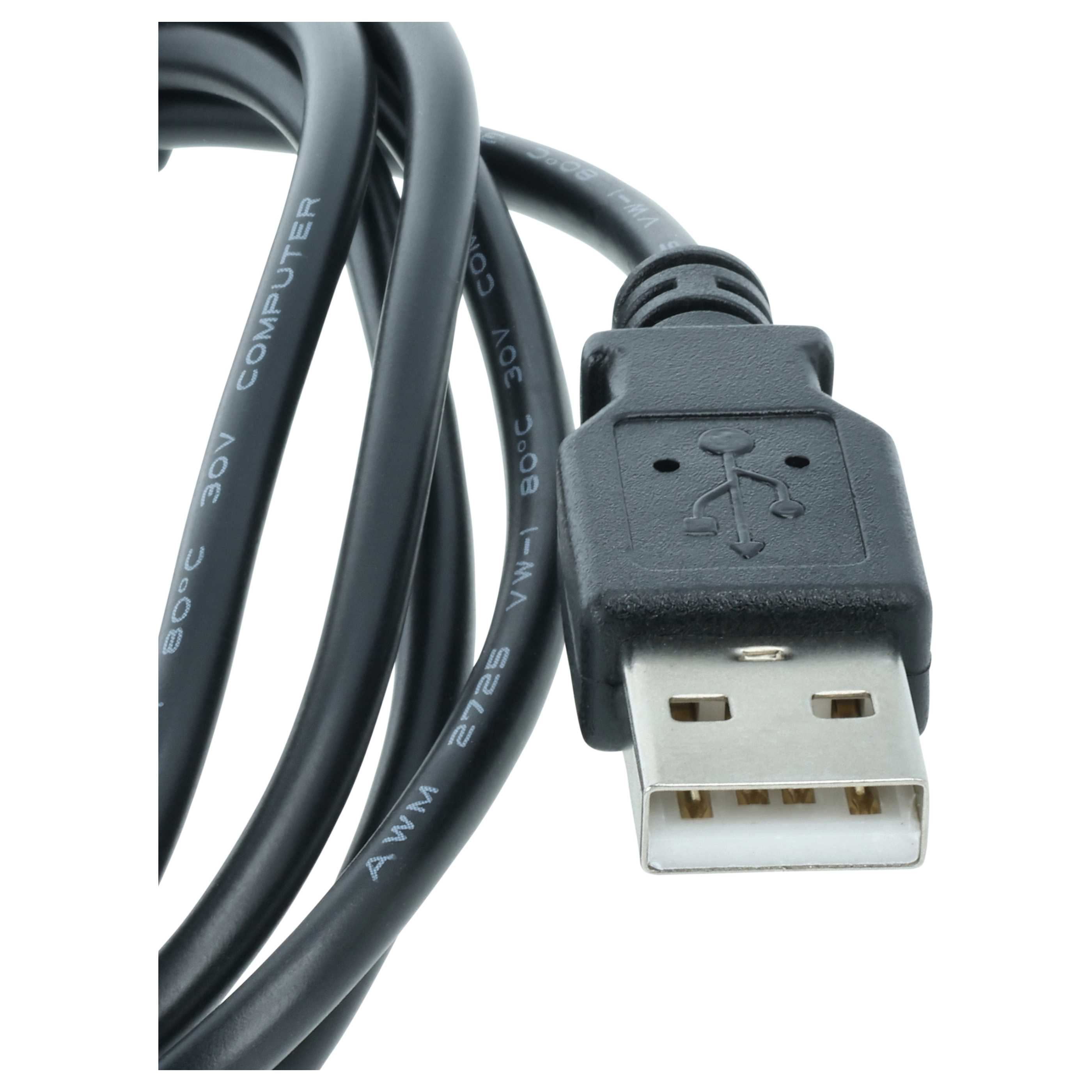 USB Data Cable Charging Cable as Replacement for Sony WMC-NW20MU, 150 cm