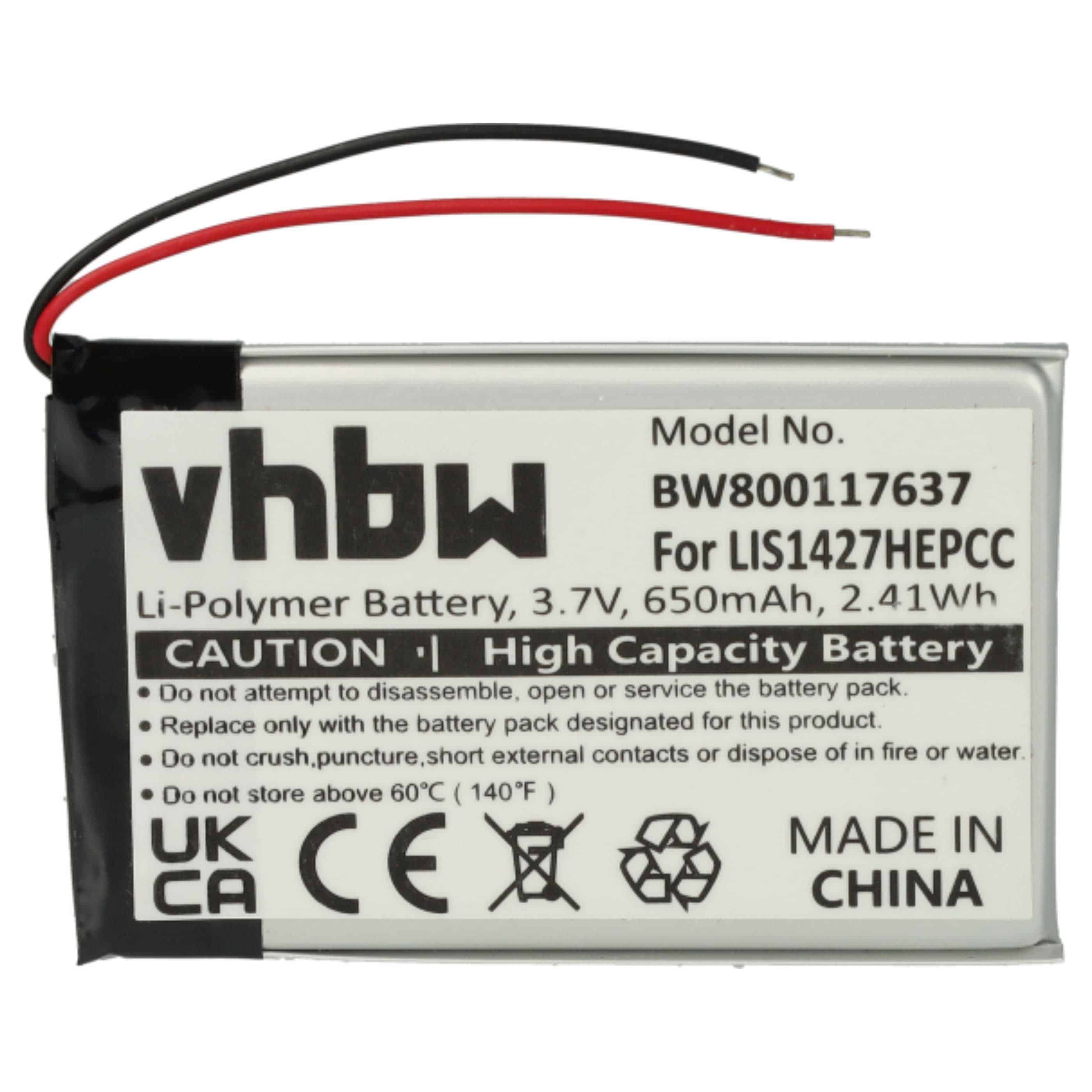 2x Akumulator do słuchawek bezprzewodowych zamiennik Plantronics PR-423350 - 650 mAh 3,7 V LiPo