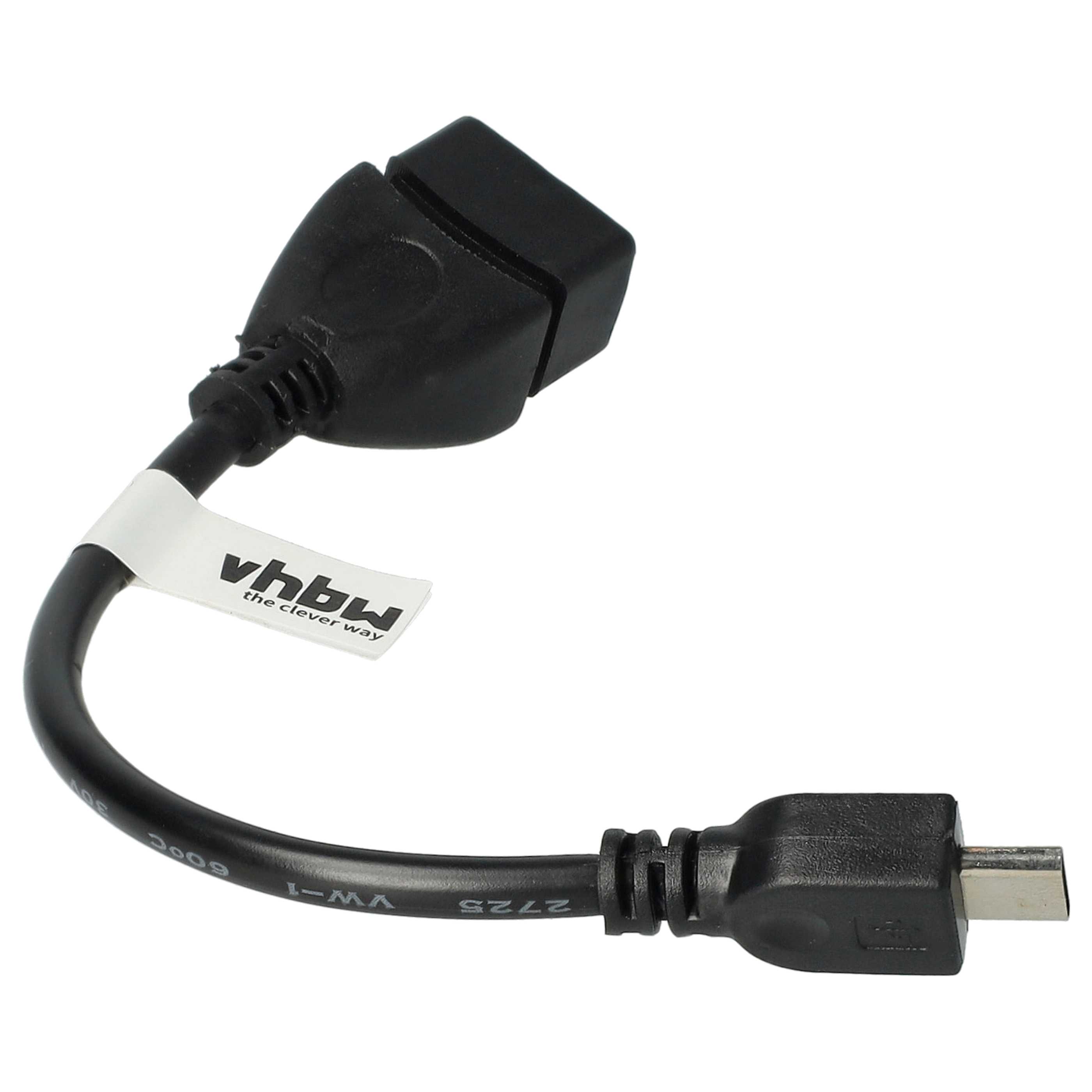 Adapter OTG Micro-USB to USB port (female) for smartphone, tablet, netbook, laptop