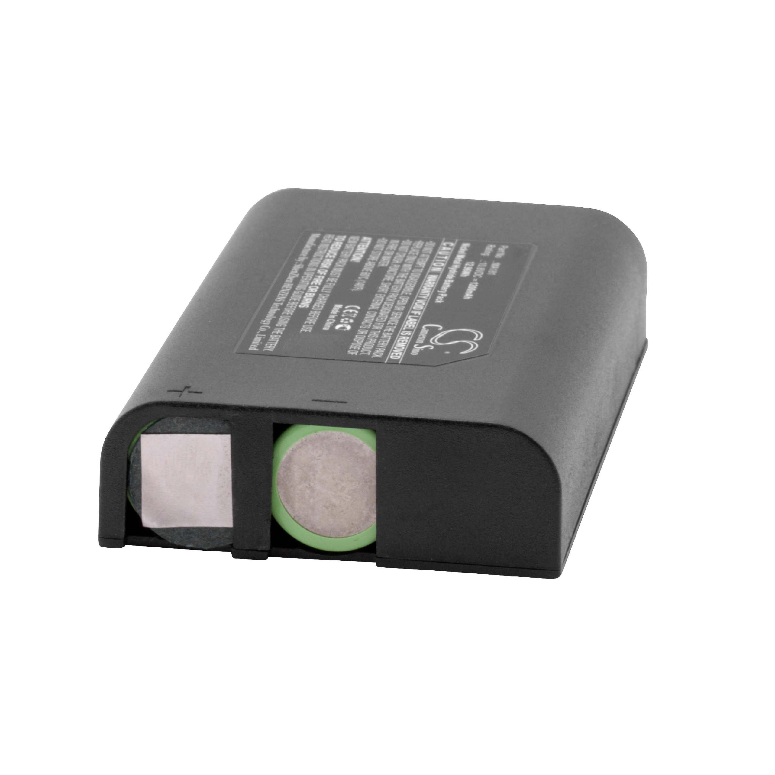 Batterie remplace BendixKing MA181 pour radio talkie-walkie - 1200mAh 10,8V NiMH