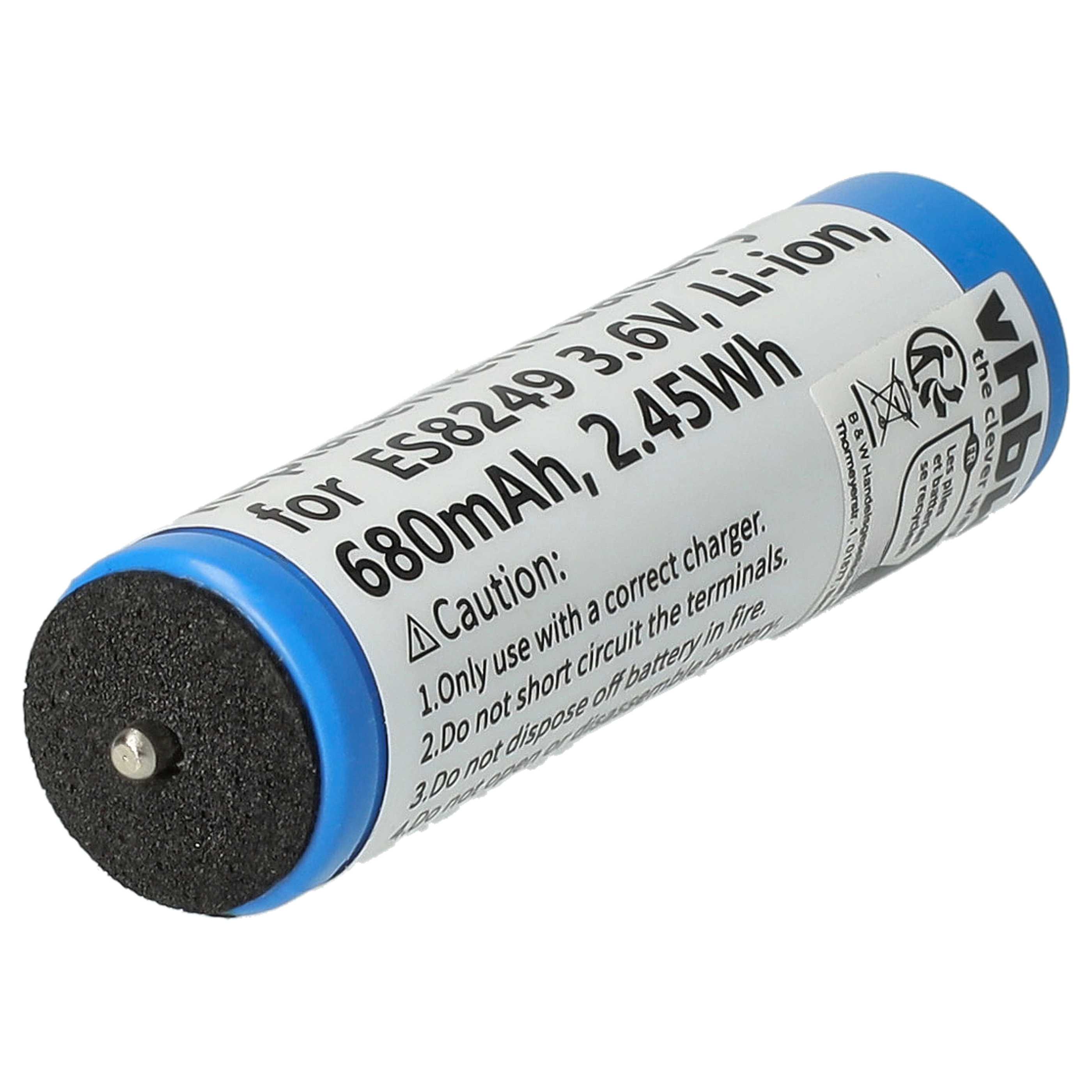 2x Akumulator do maszynki do strzyżenia zamiennik Panasonic K0360-0570, V9ZL2508 - 680 mAh 3,6 V Li-Ion