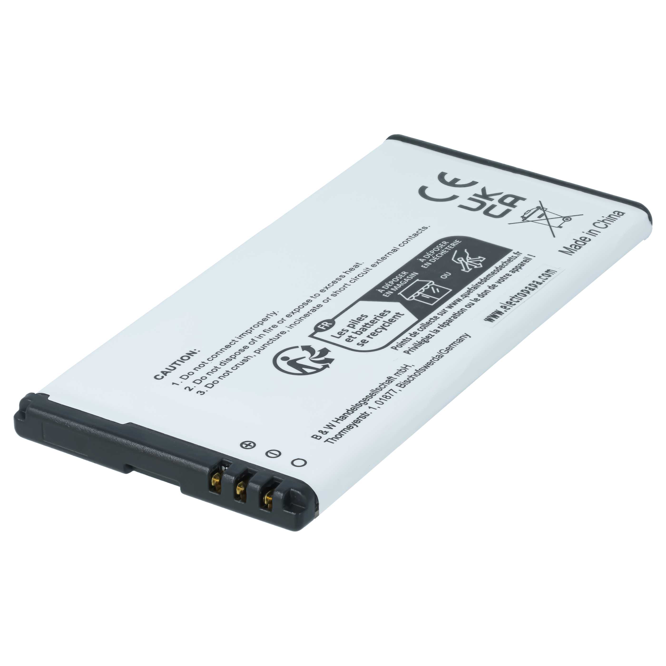 Akumulator do telefonu smartfona zamiennik Microsoft / Nokia BV-T5C - 2600 mAh 3,8 V Li-Ion