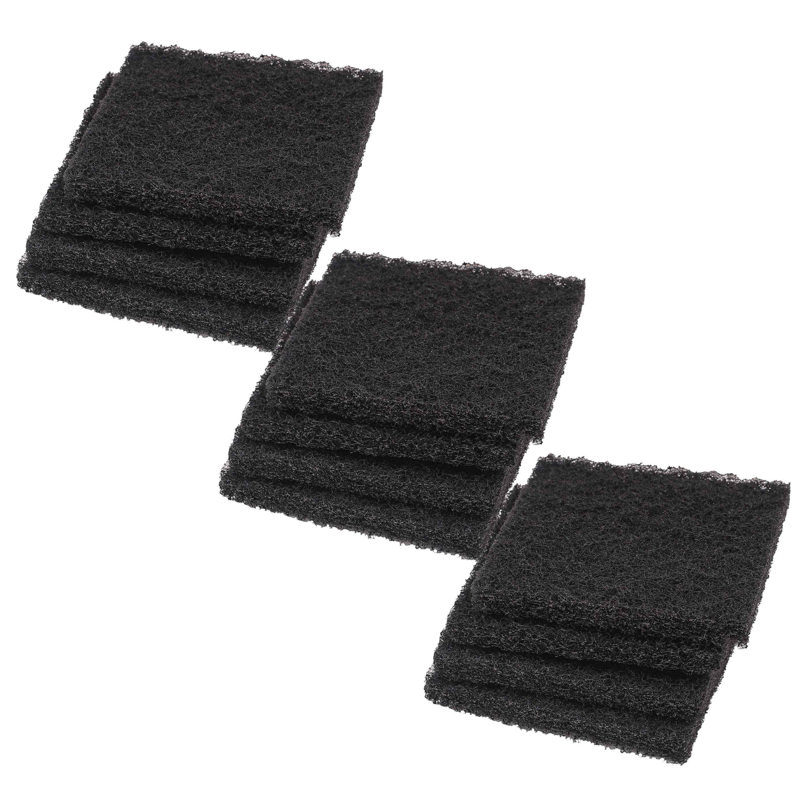 12x Activated Carbon Filter replaces Naber 8011178 for NABER Food Bin, Waste Caddy etc. - 9.5 x 9.5 x 1 cm
