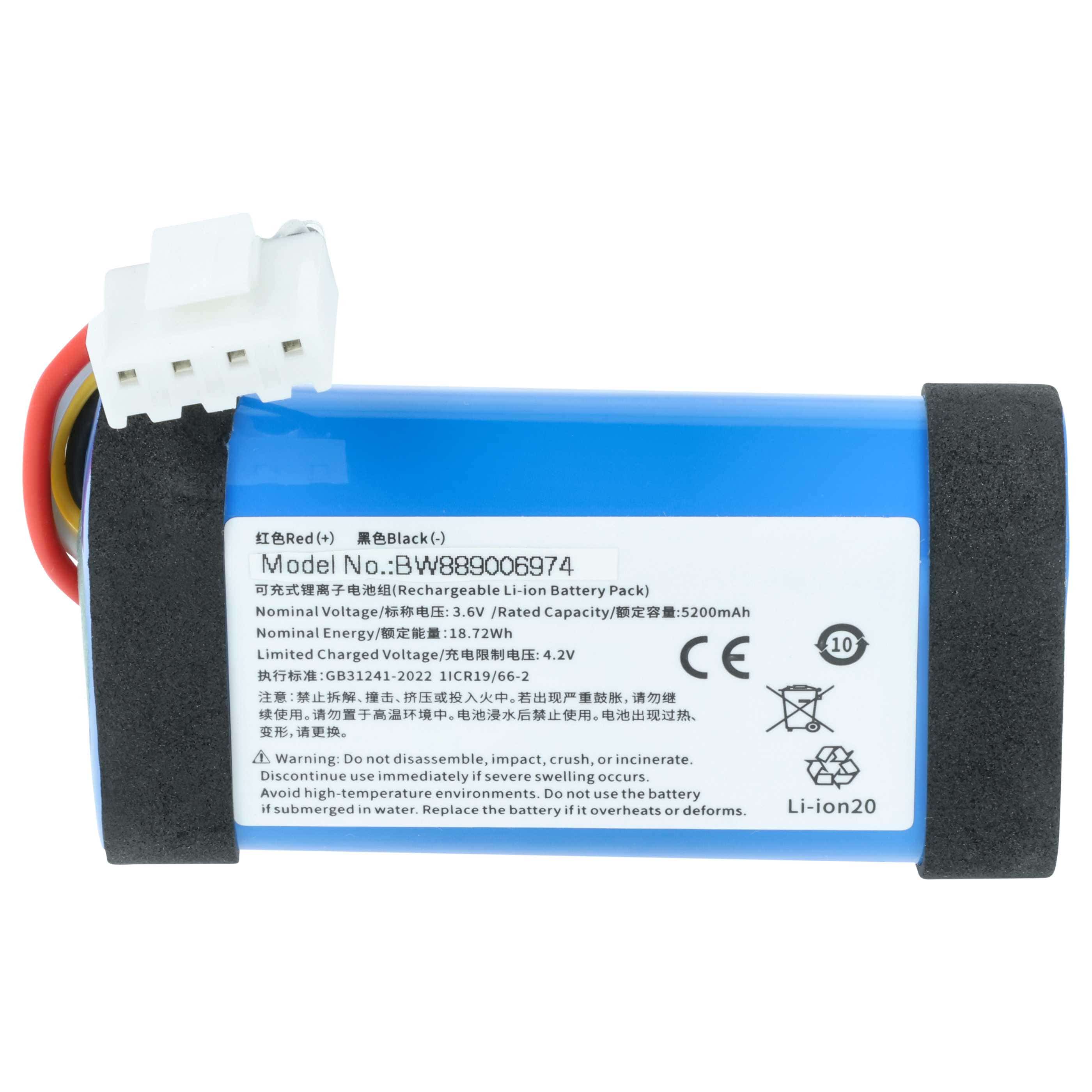 Akumulator do głośnika zamiennik JBL C1146A9 - Li-Ion 5200mAh