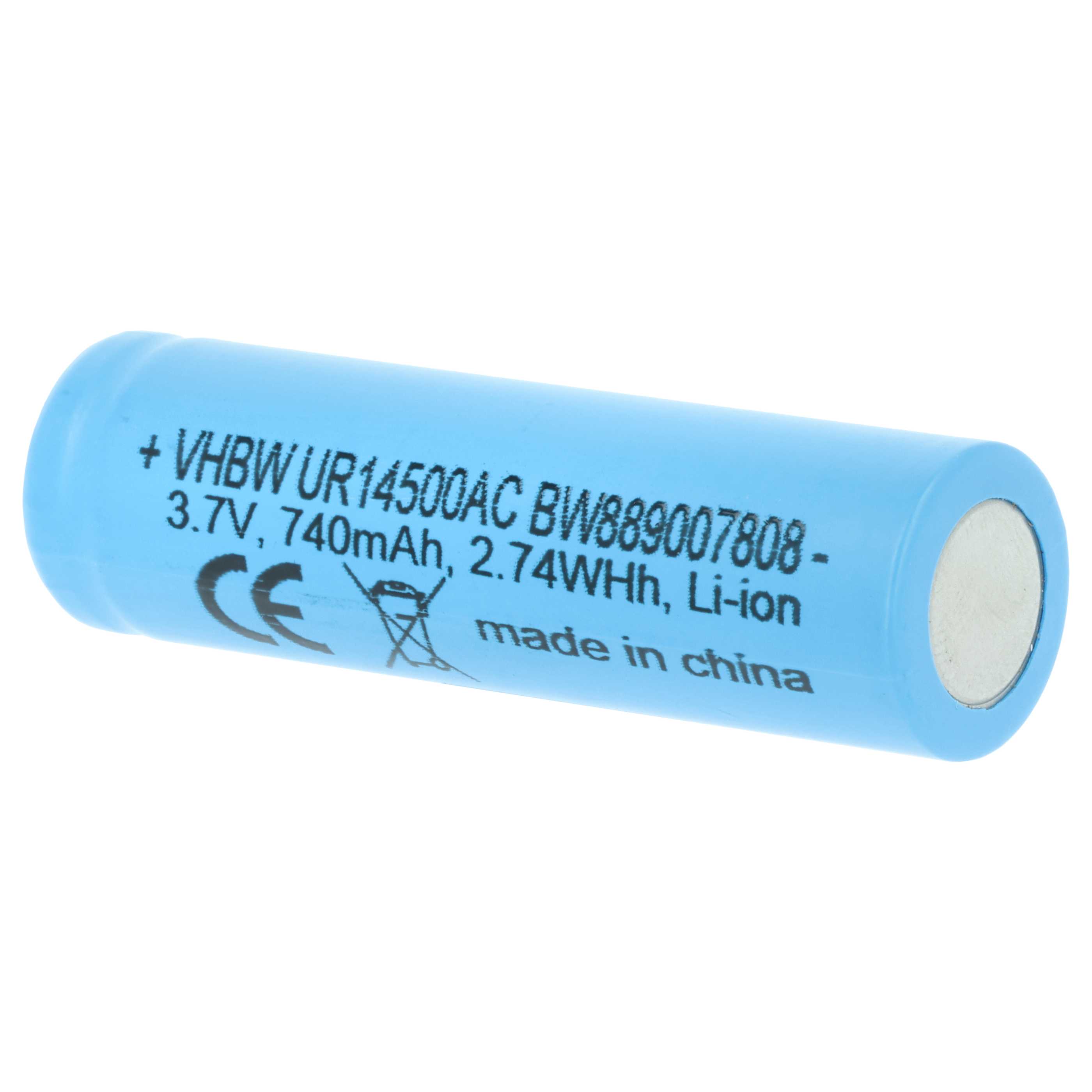 3x Batteria per spazzolino elettrico sostituisce Braun 81728497 - 740mAh 3,7V Li-Ion