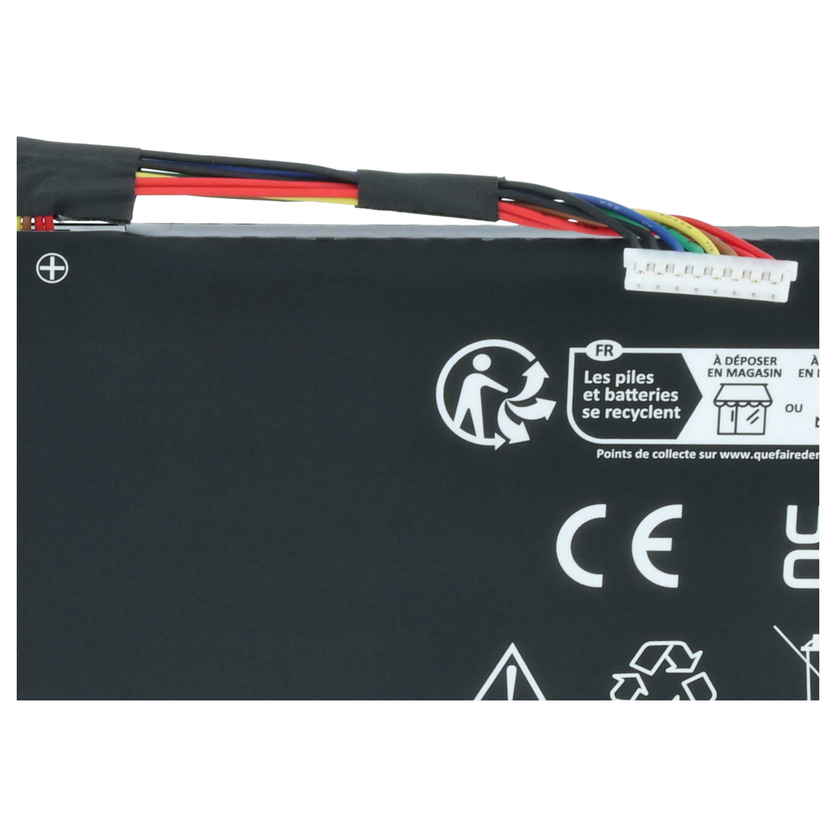 Akumulator do laptopa zamiennik Acer AP16M5J, KT.00205.004, KT.00205.005 - 4750 mAh 7,7 V LiPo, czarny