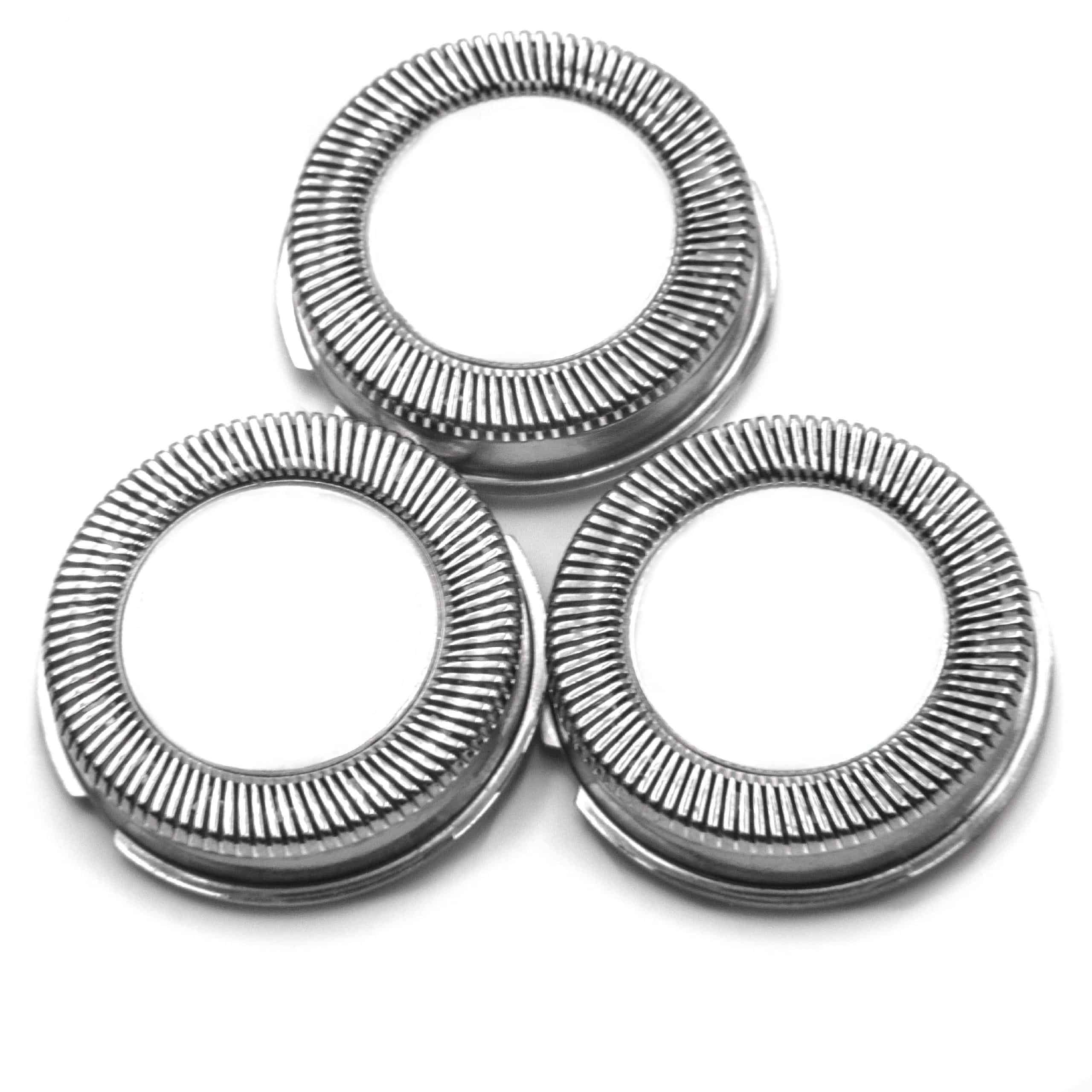 3x shaving head as Replacement for Philips HQ4 for Philips Shaver - Stainless Steel
