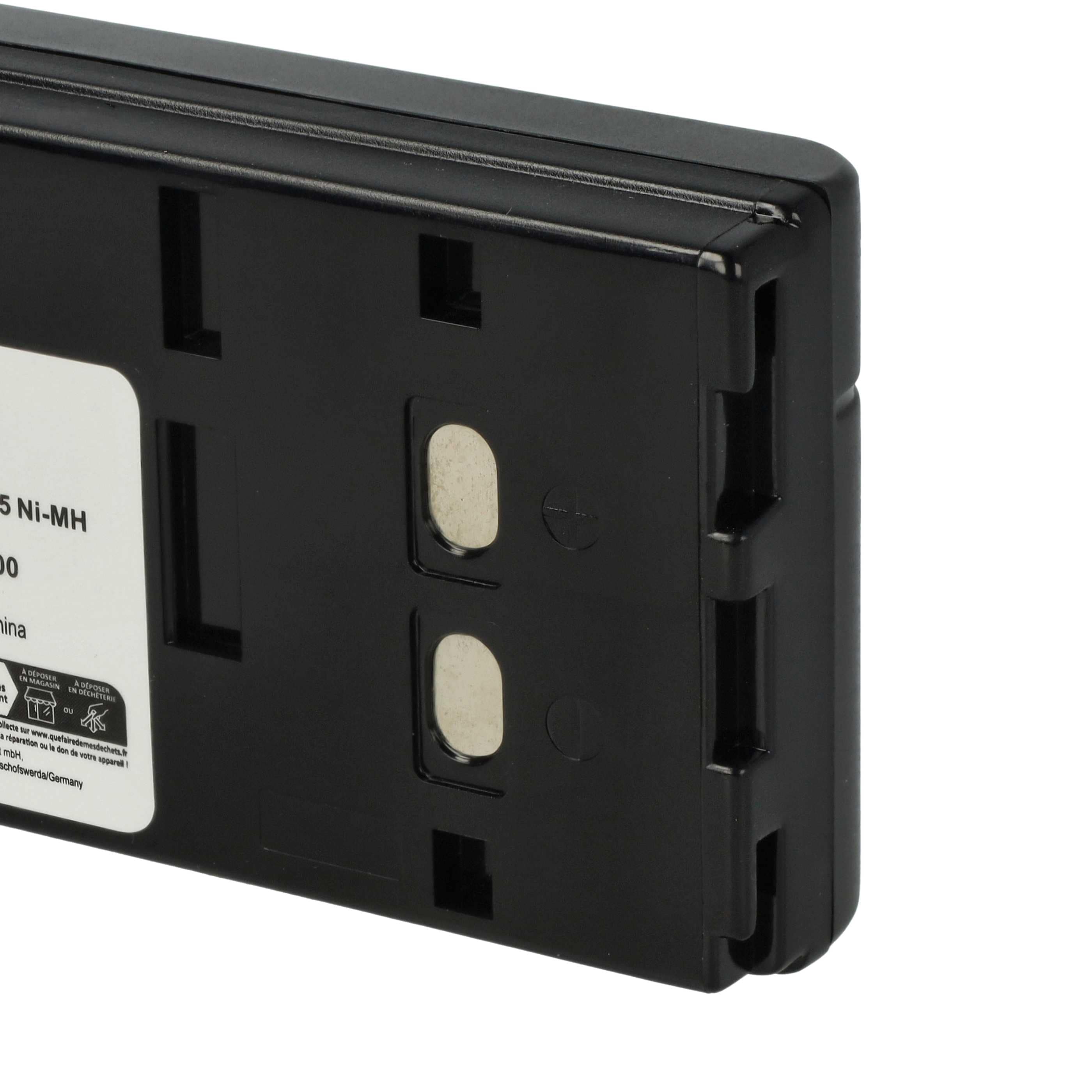Videocamera 2x Battery replaces JVC BN-V65U, BN-V50U, BN-V25U, BN-V22U - 2000 mAh 6 V NiMH