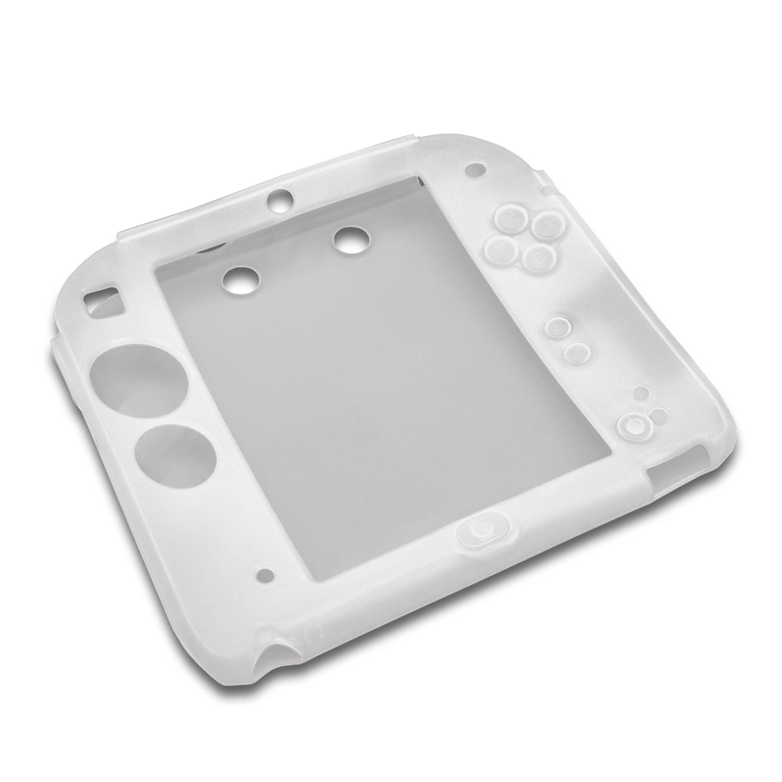 Custodia per console di gioco Nintendo 2DS - Case in silicone bianco