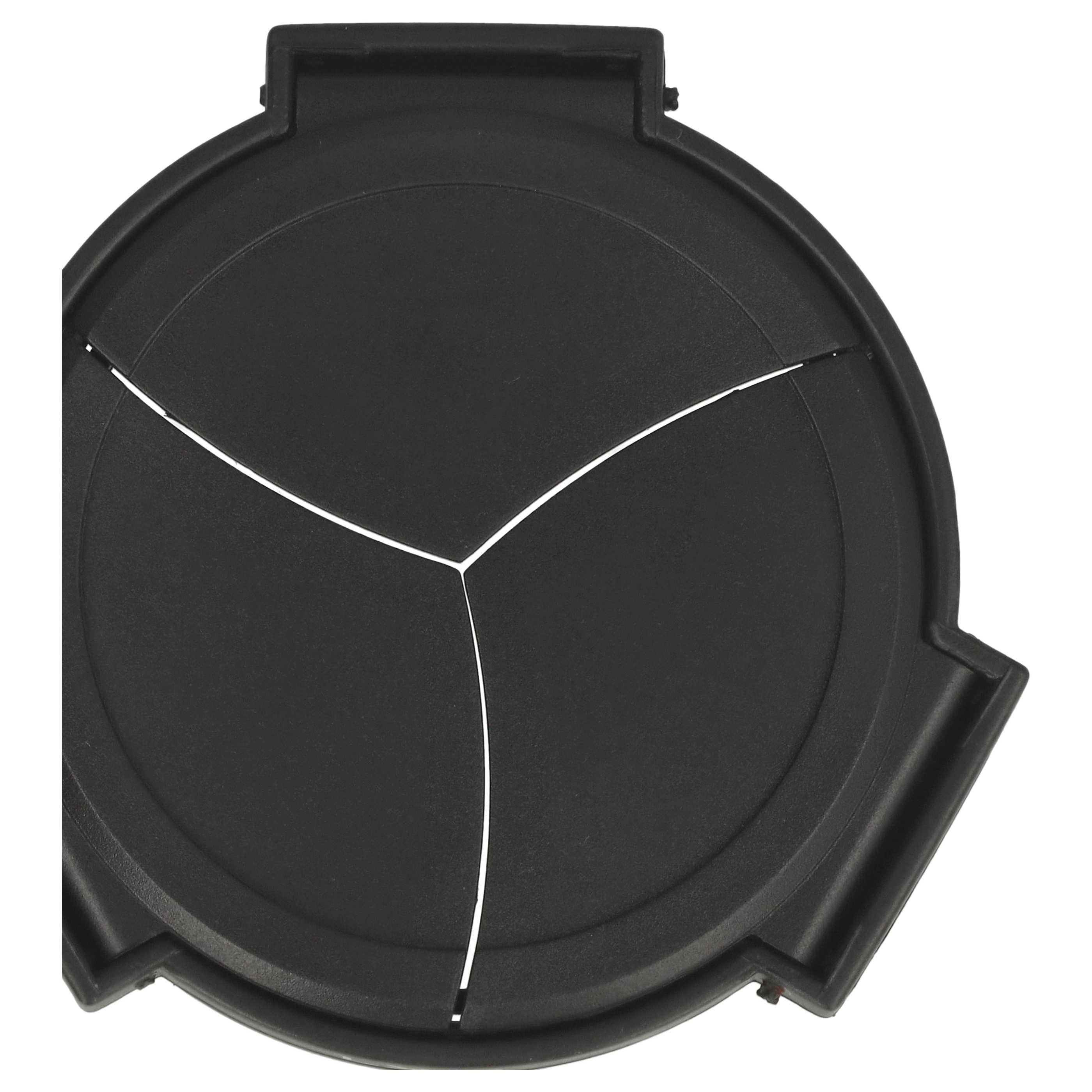 Copriobiettivo per Leica, Panasonic Lumix - plastica, nero