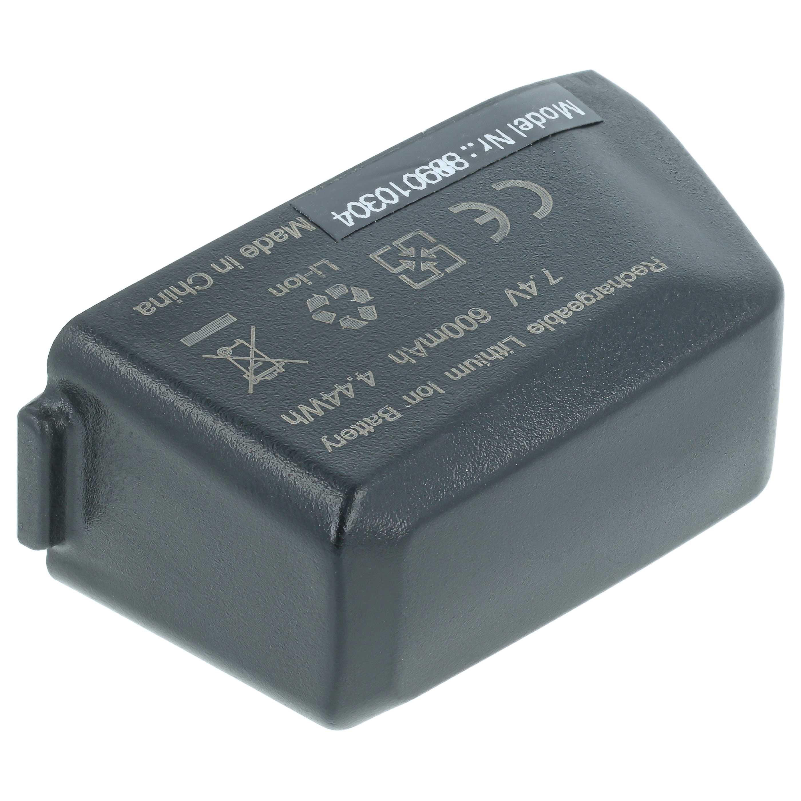 2x Akku für Fahrradschaltwerk wie SRAM eTap AXS u.a., ersetzt 23875, Li-Ion, 7.4 V, 600 mAh