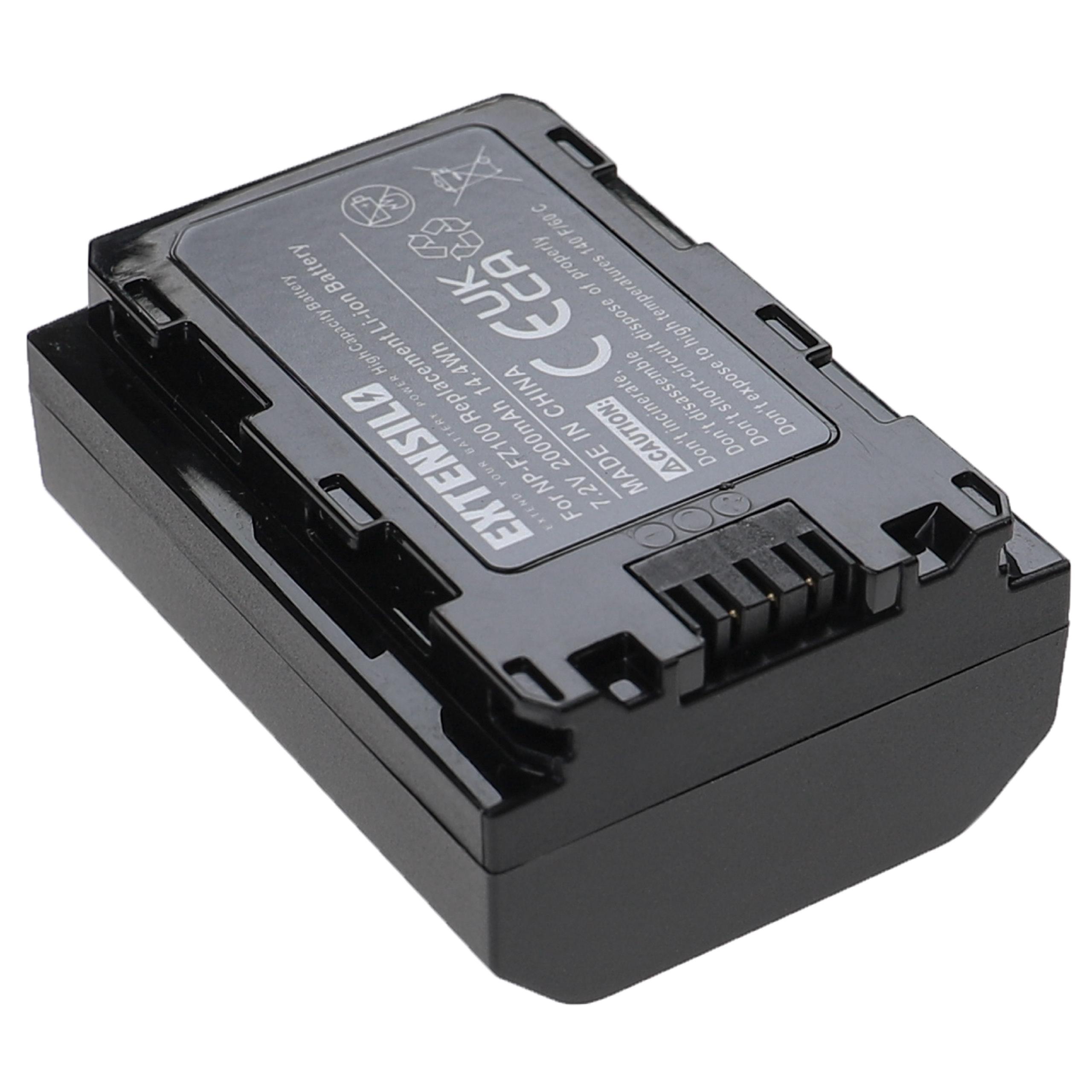 Batteria sostituisce Sony NP-FZ100 per fotocamera Sony - 2000mAh 7,2V Li-Ion