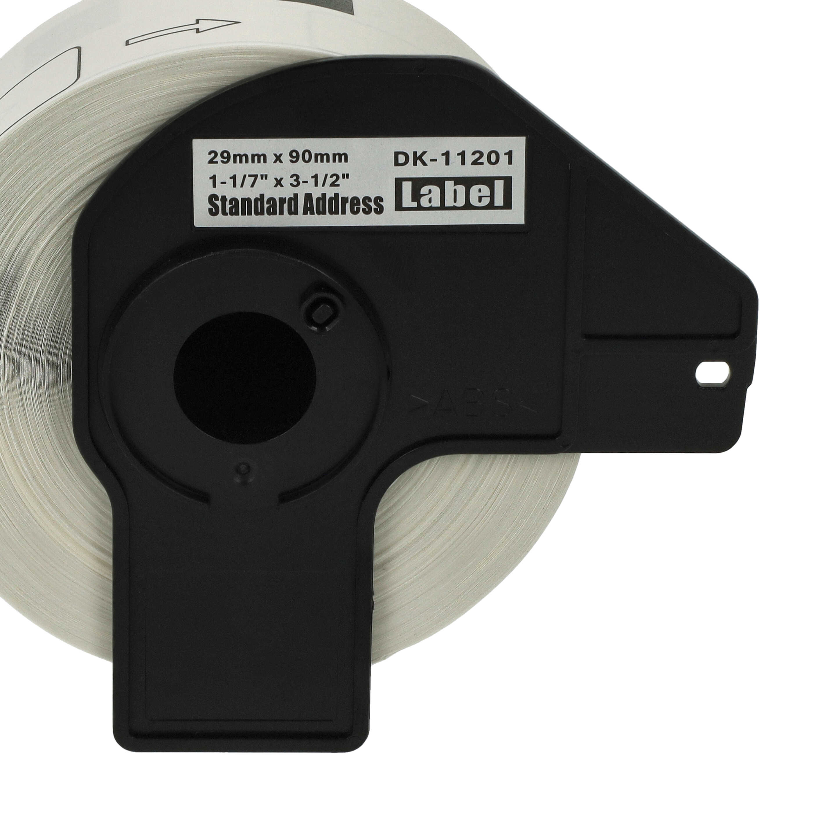 Etiketten als Ersatz für Brother DK-11201 Etikettendrucker - Premium 29mm x 90mm + Halter
