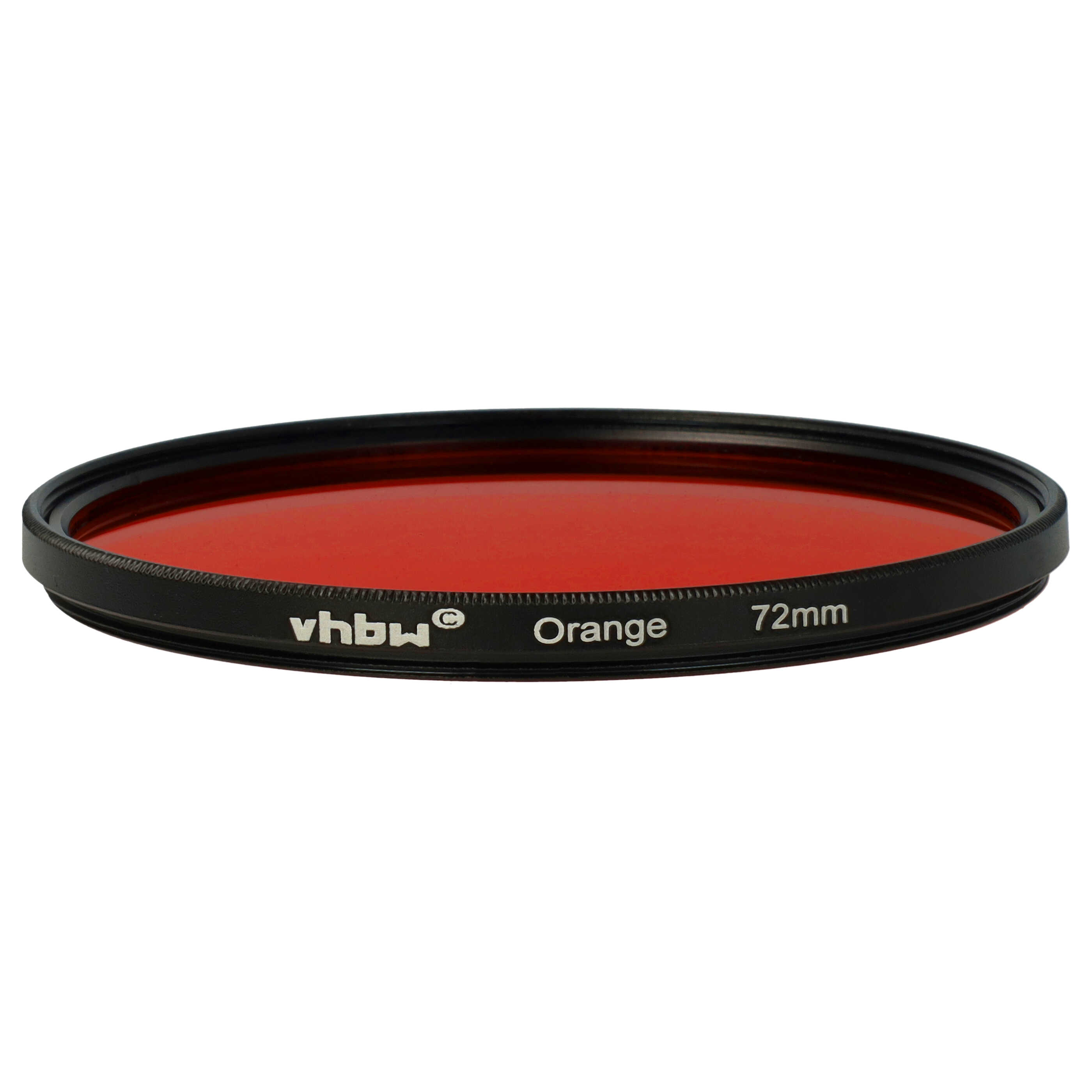 Filtr fotograficzny na obiektywy z gwintem 72 mm - filtr pomarańczowy