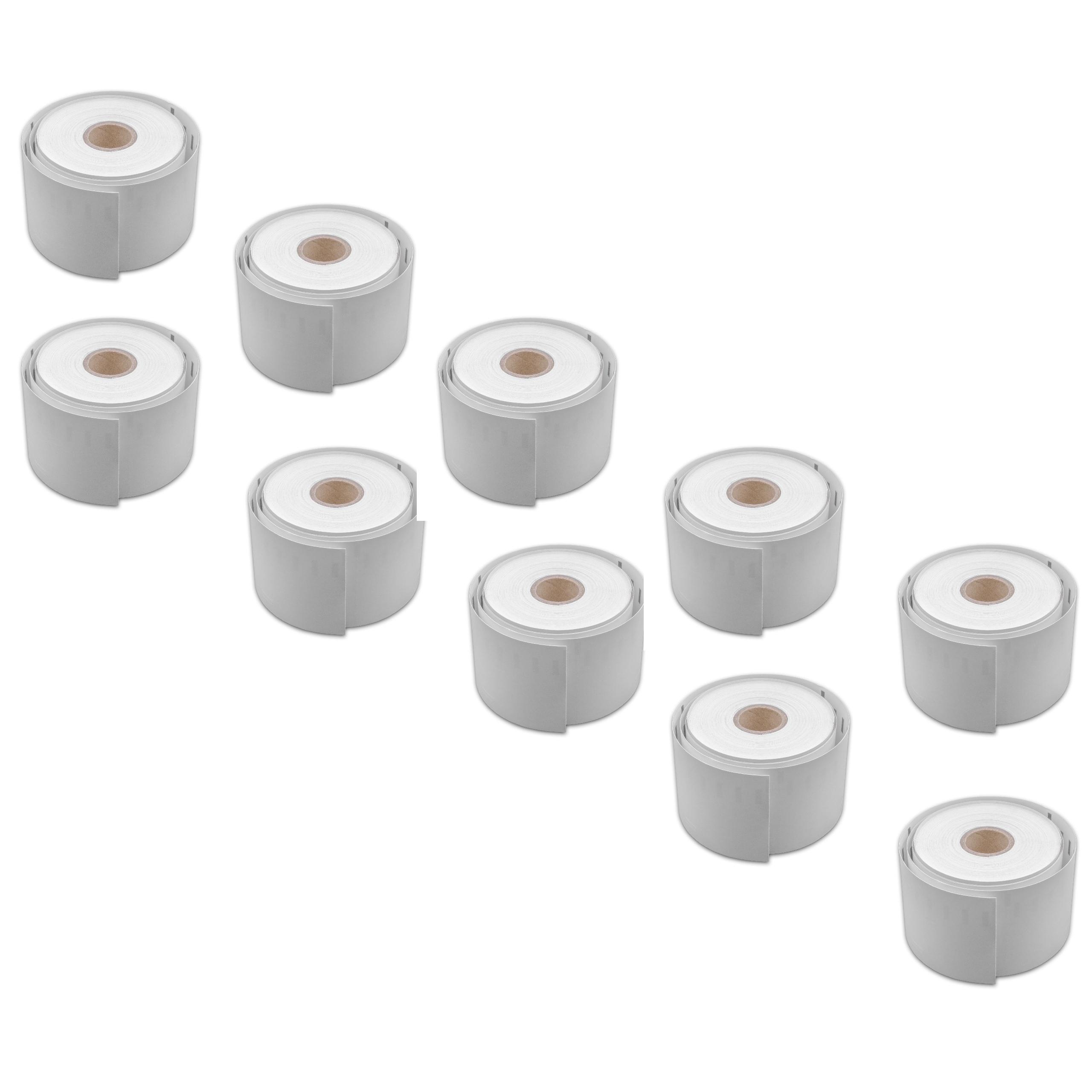 10x Labels replaces Dymo S0929110 for Labeller - 62 mm x 106 mm