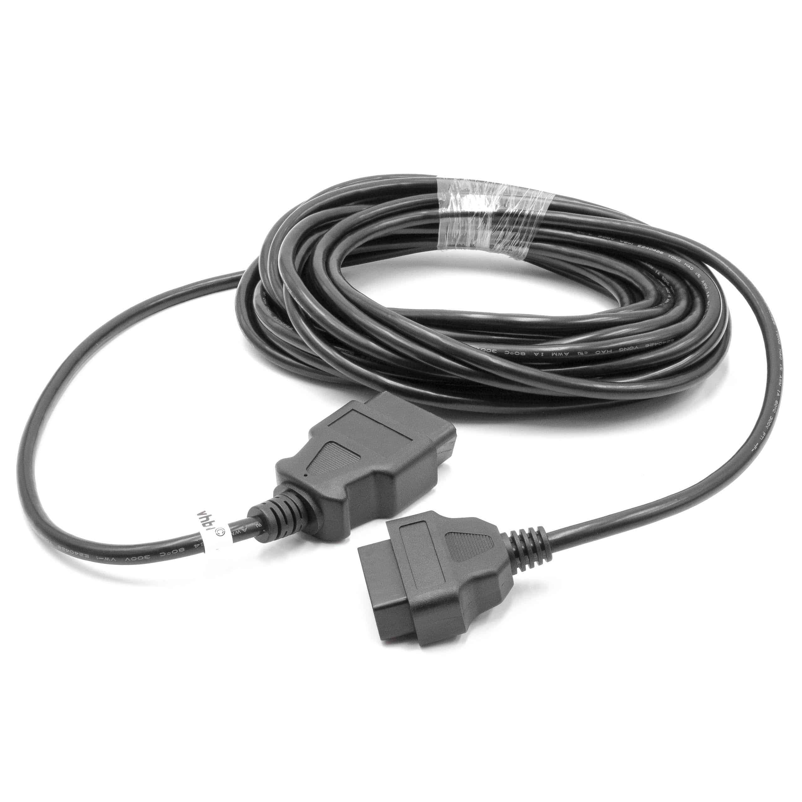 vhbw OBD2 Extension Cable 16 Pin (f) to 16 Pin (m) for Vehicle - 1000 cm