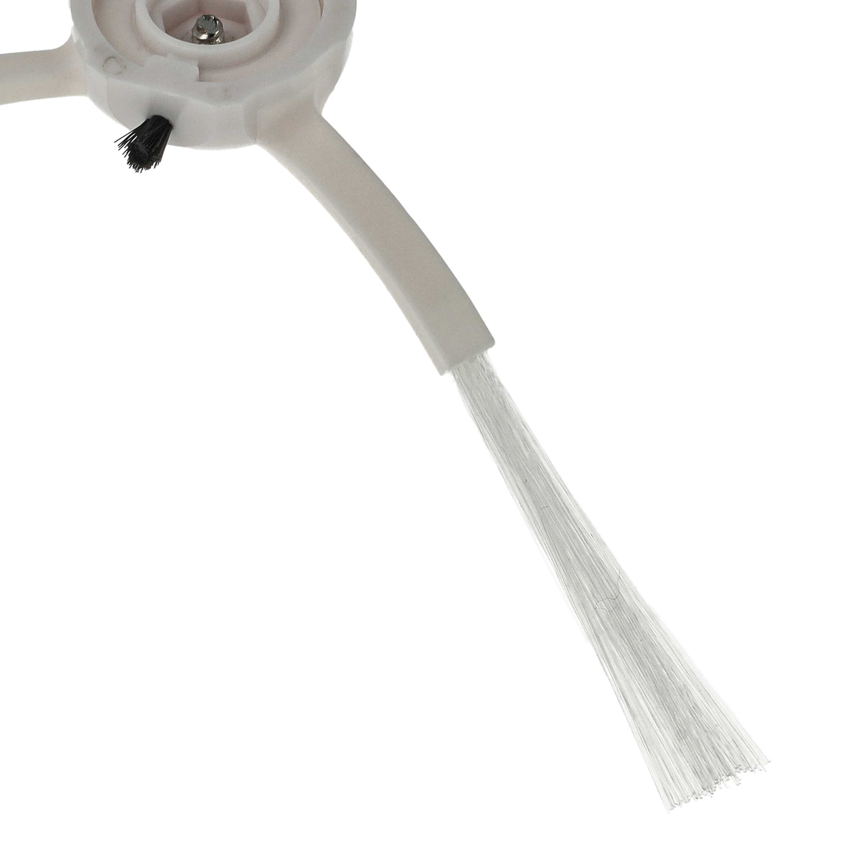 2x Side Brush suitable for Proscenic M8 Pro Robot Vacuum Cleaner - 3-armed, white