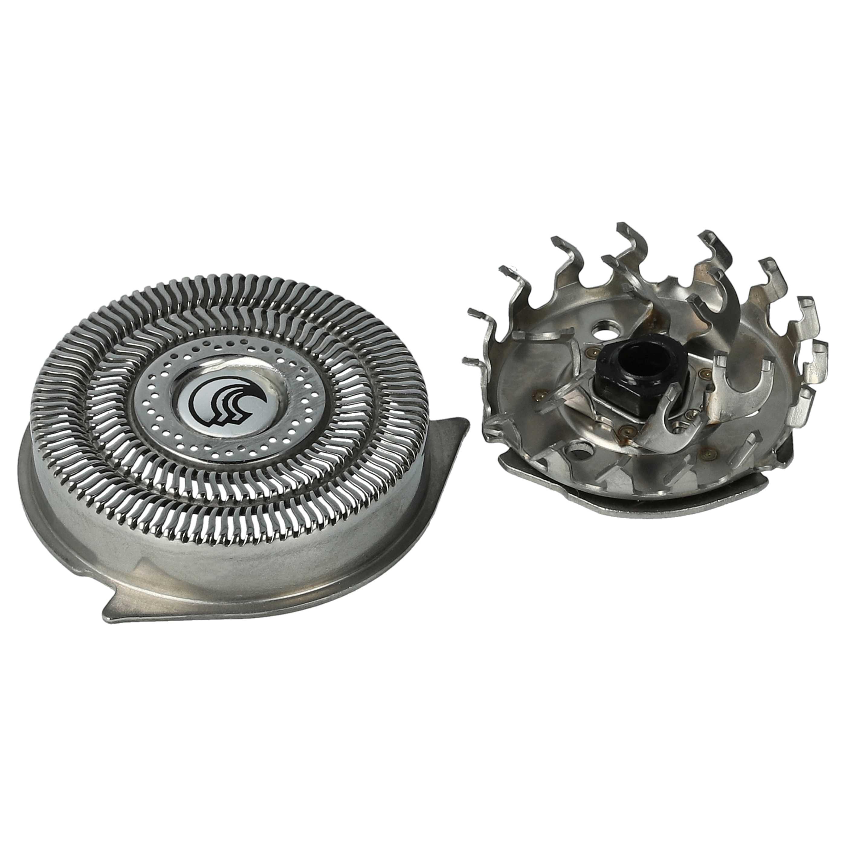 6x Shaving Heads replaces Philips HQ9 for Philips Electric Razor, silver