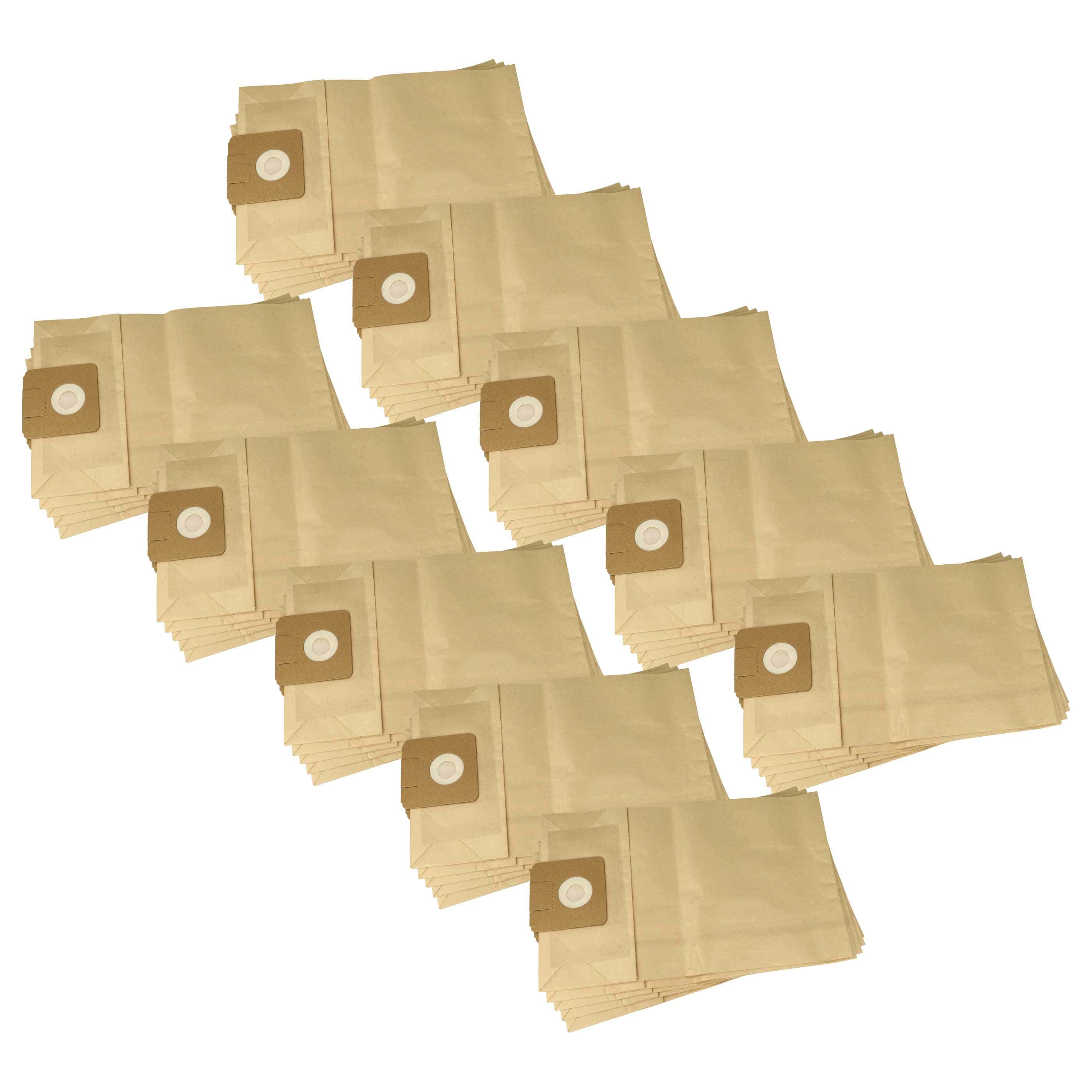 50x Sac remplace Cleanfix TA 1 Papier pour aspirateur Hako - papier filtre