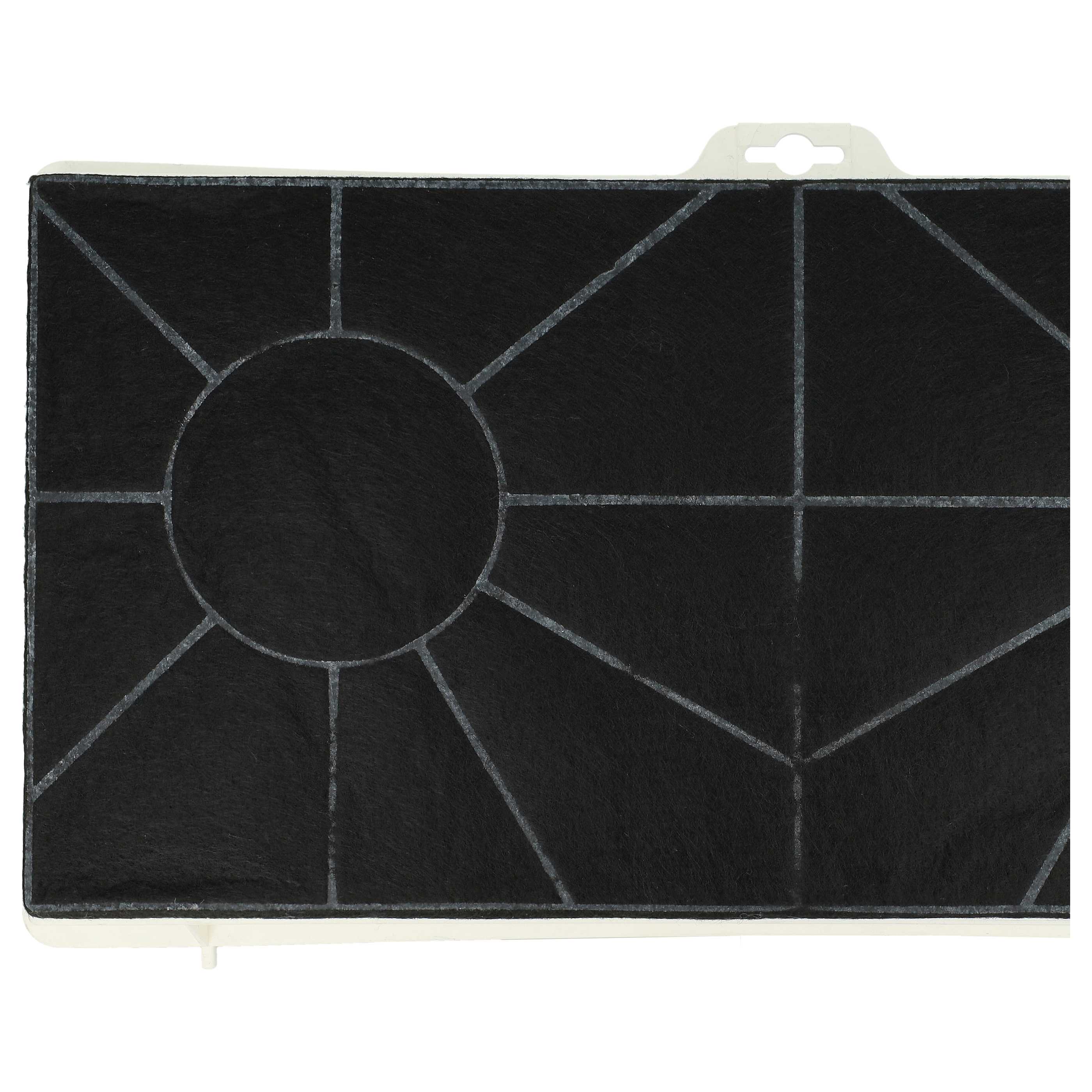 4x Filtres à charbon actif remplace Balay 461422 / 00461422 pour hotte Bosch + bague de fixation