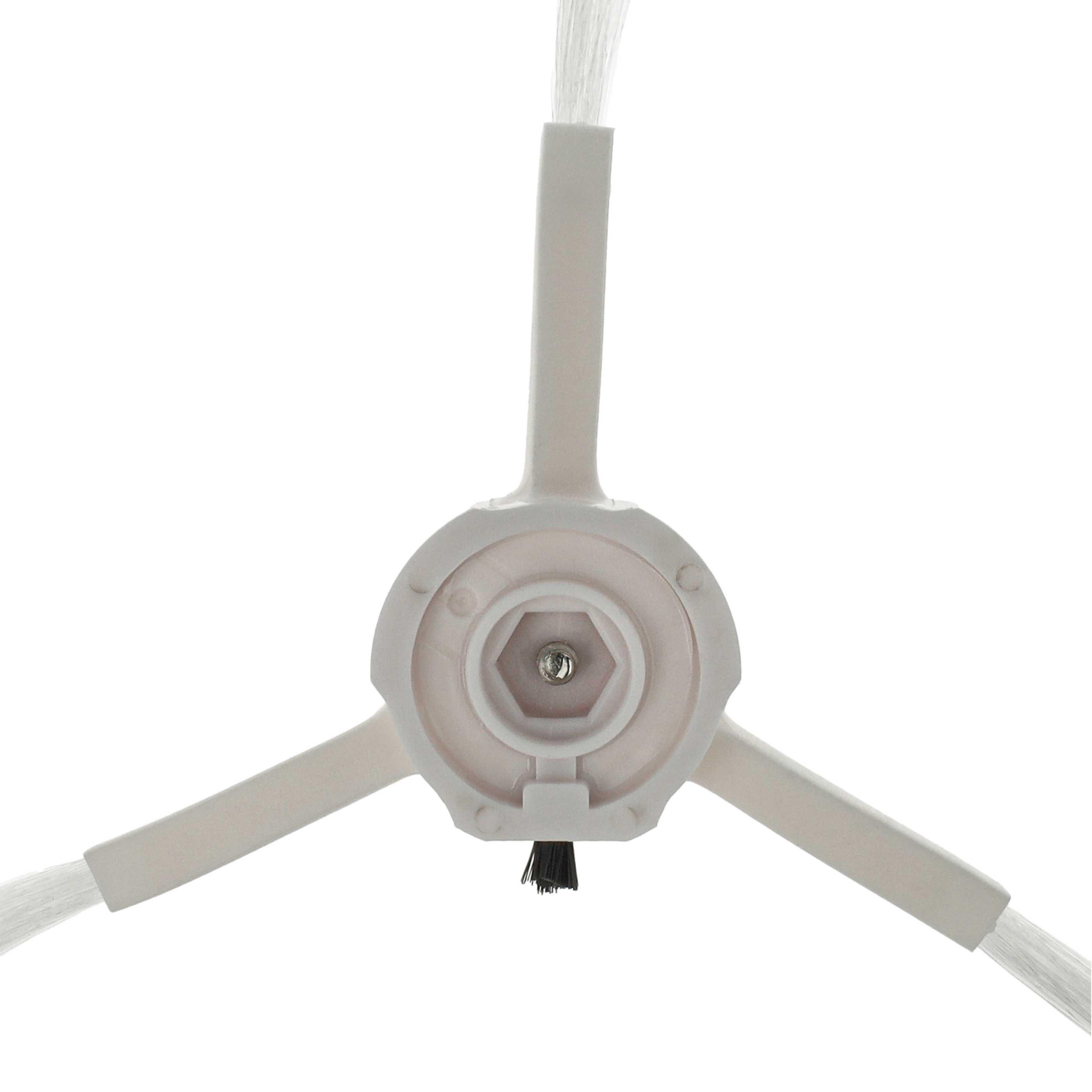 10x Side Brush suitable for Proscenic M8 Pro Robot Vacuum Cleaner - 3-armed, white