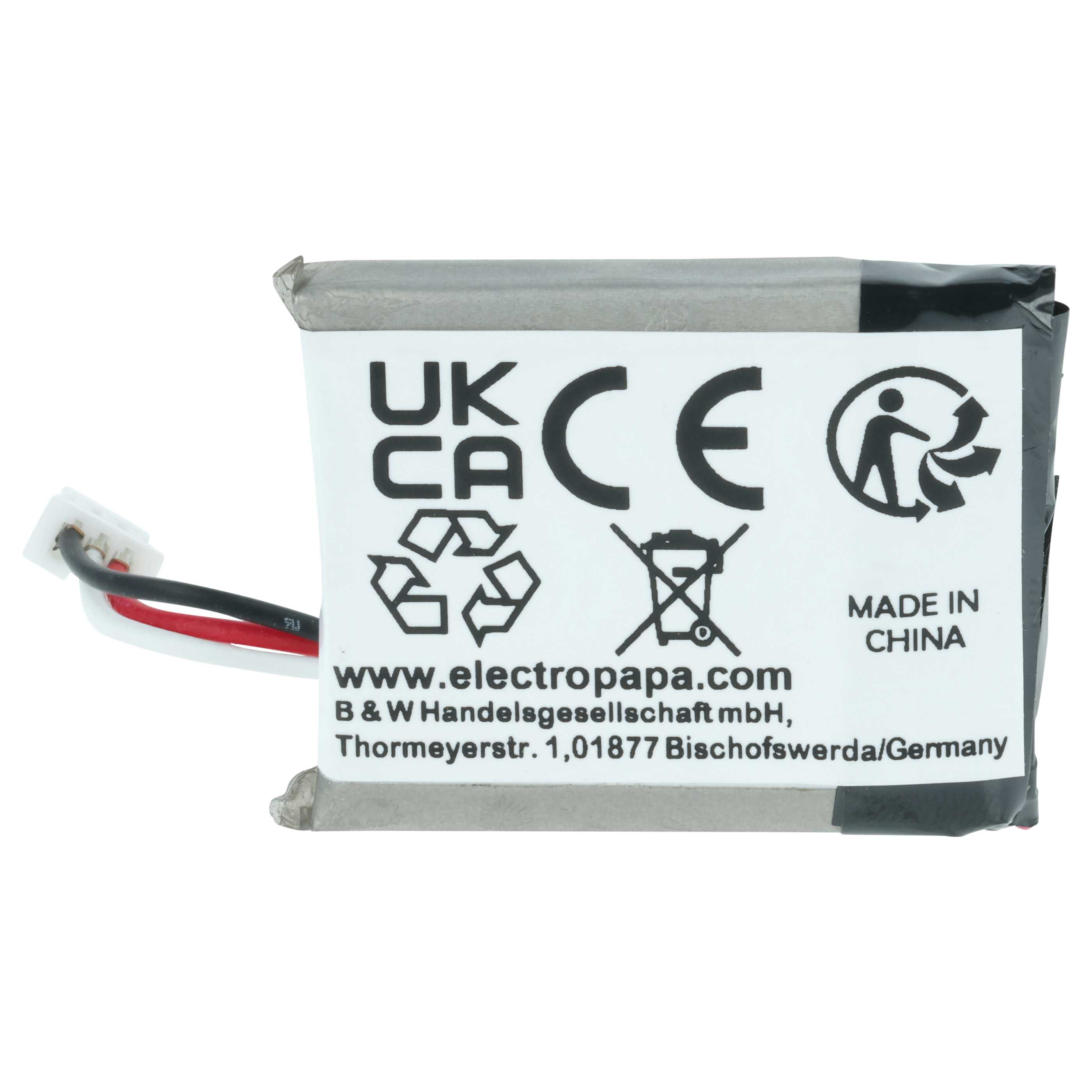 Batteria sostituisce Logitech 533-000095 per auricolari cuffie - 450mAh 3,7V Li-Poly