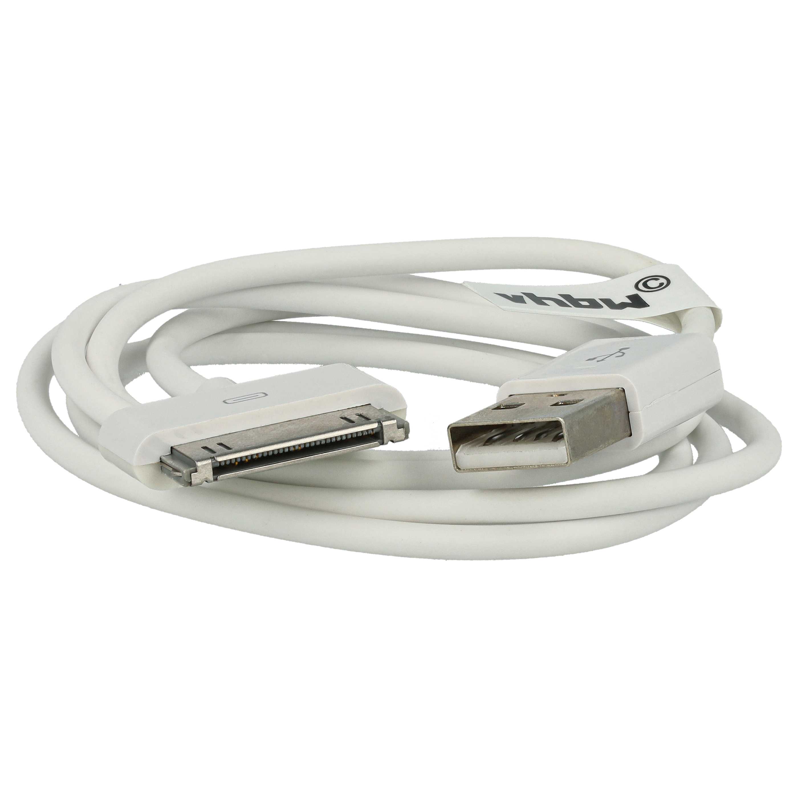 USB Datenkabel passend für Apple iPhone u.a., 80 cm