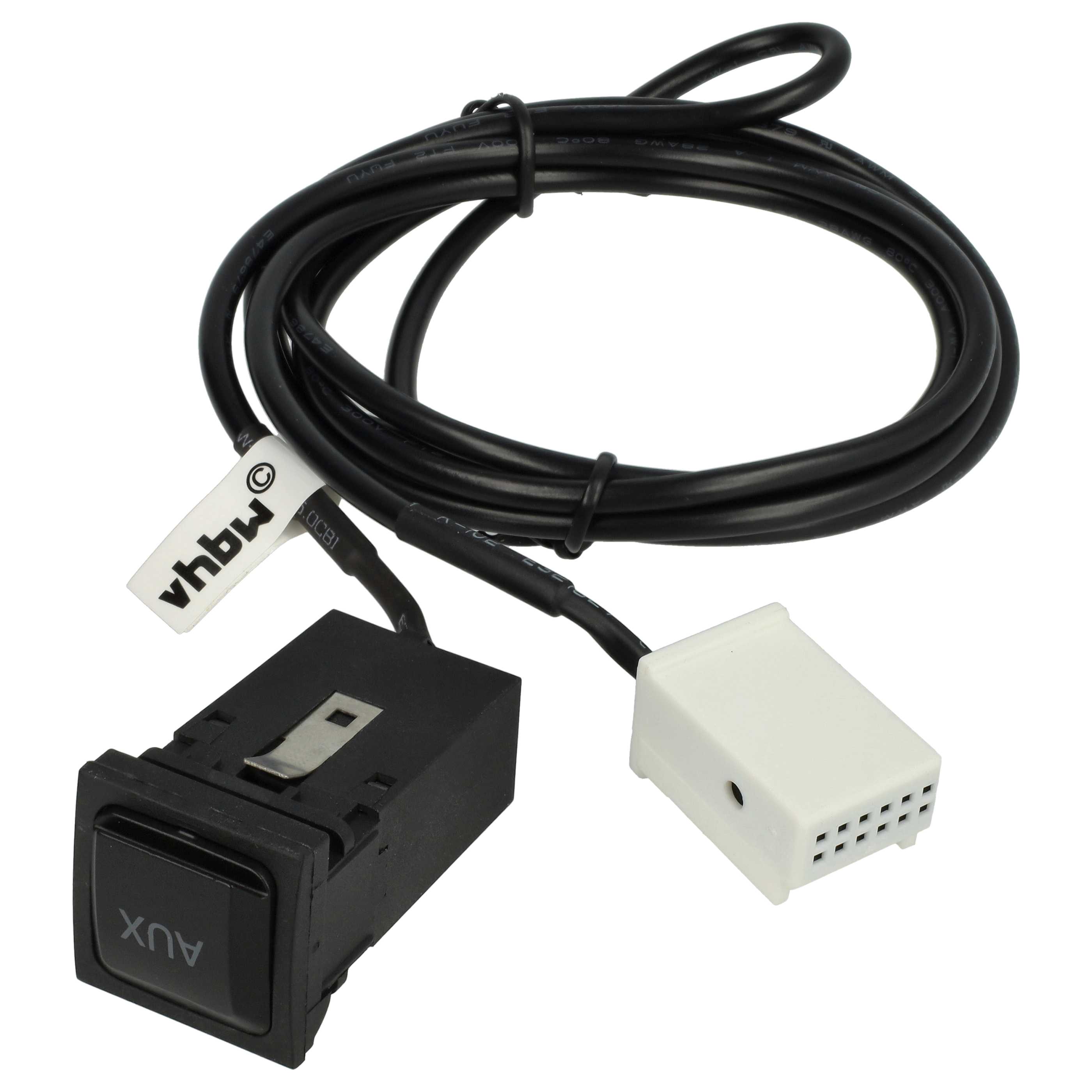 AUX Audio Adapter Cable for VW, Audi Seat Skoda VW RNS310 Car Radio etc. - 120cm
