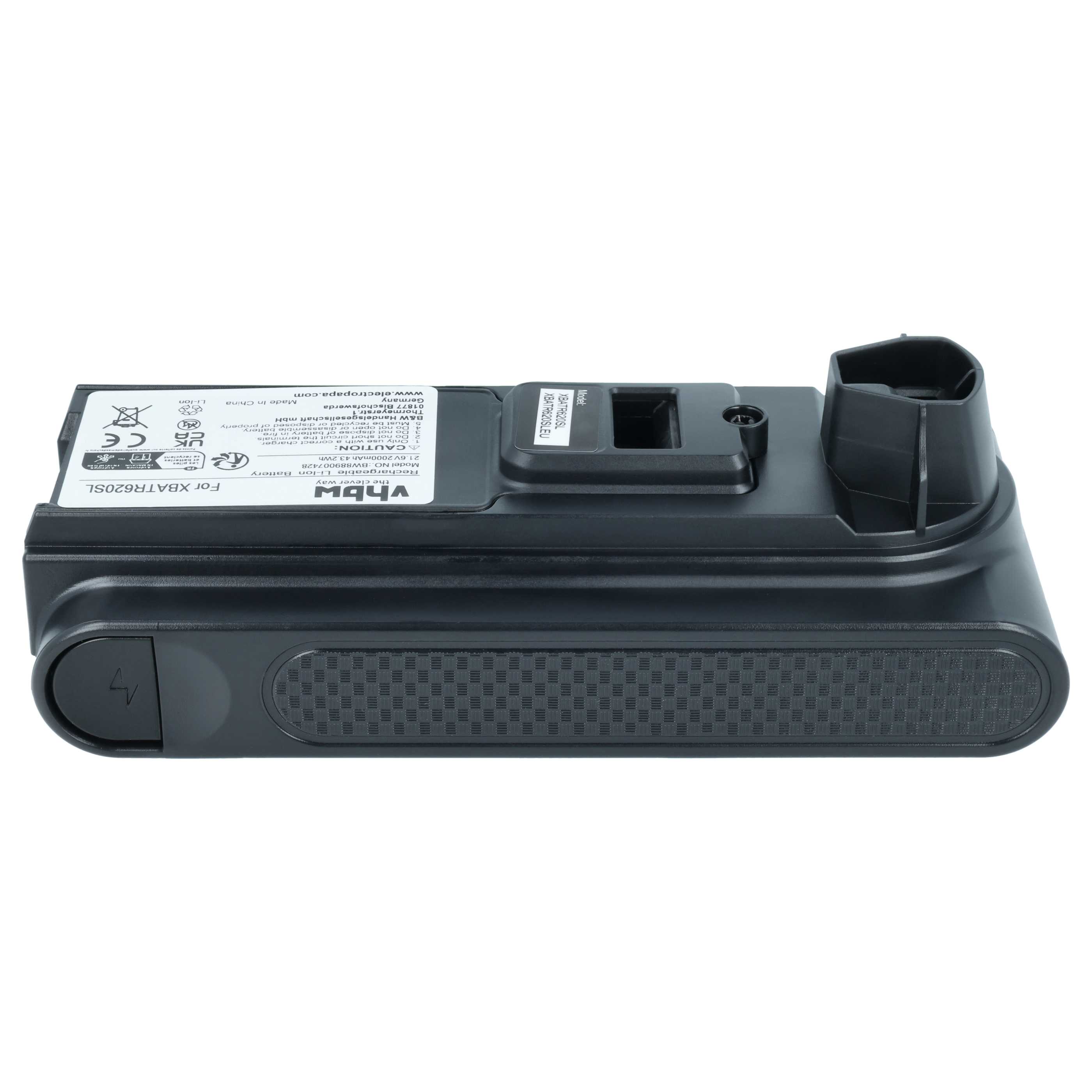 Battery replaces Shark XBATR620SL for Shark 2000mAh, 21.6V, Li-Ion