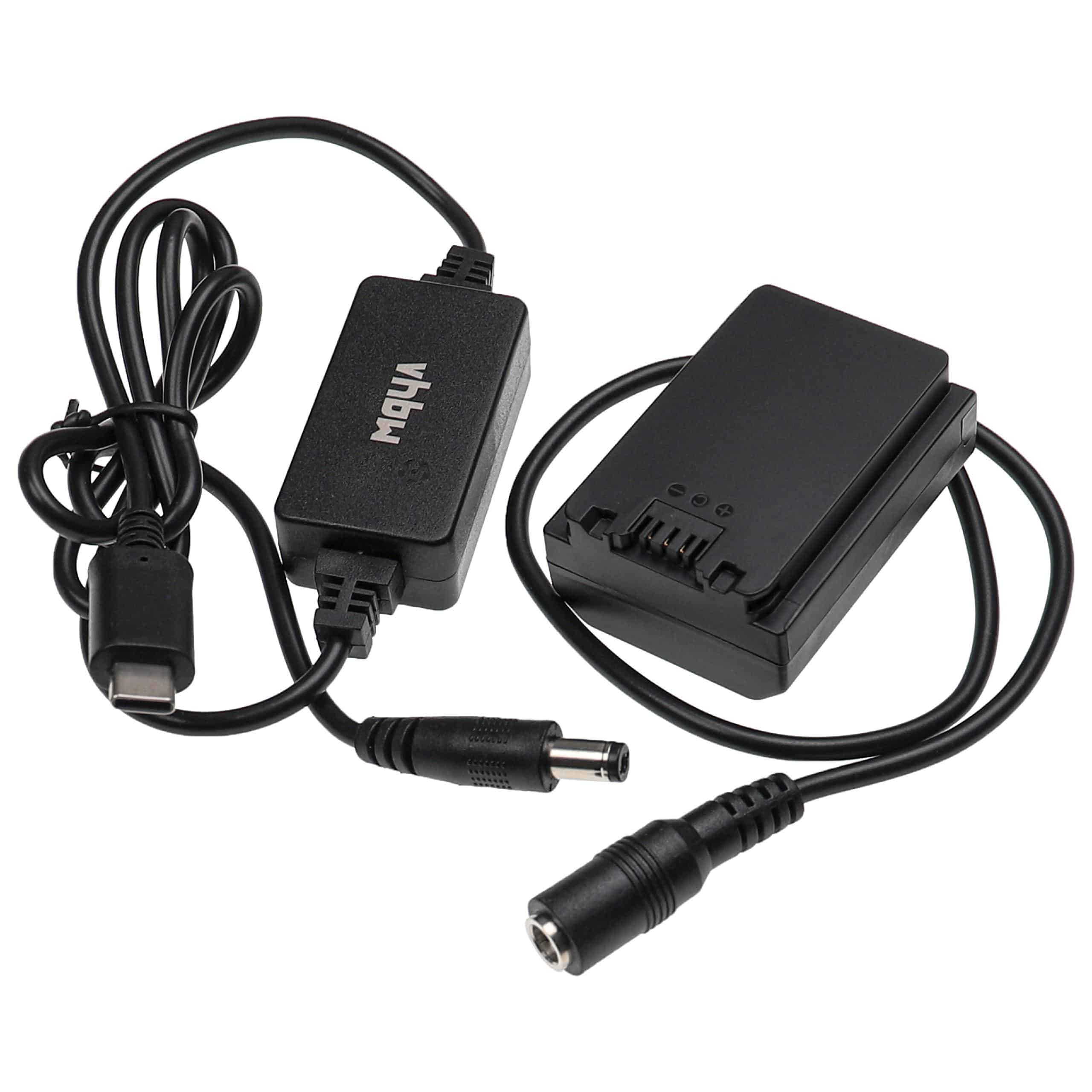 Alimentatore USB sostituisce Sony AC-FZ100 per fotocamera Sony + coupler DC come Sony NP-FZ100, 3,0A