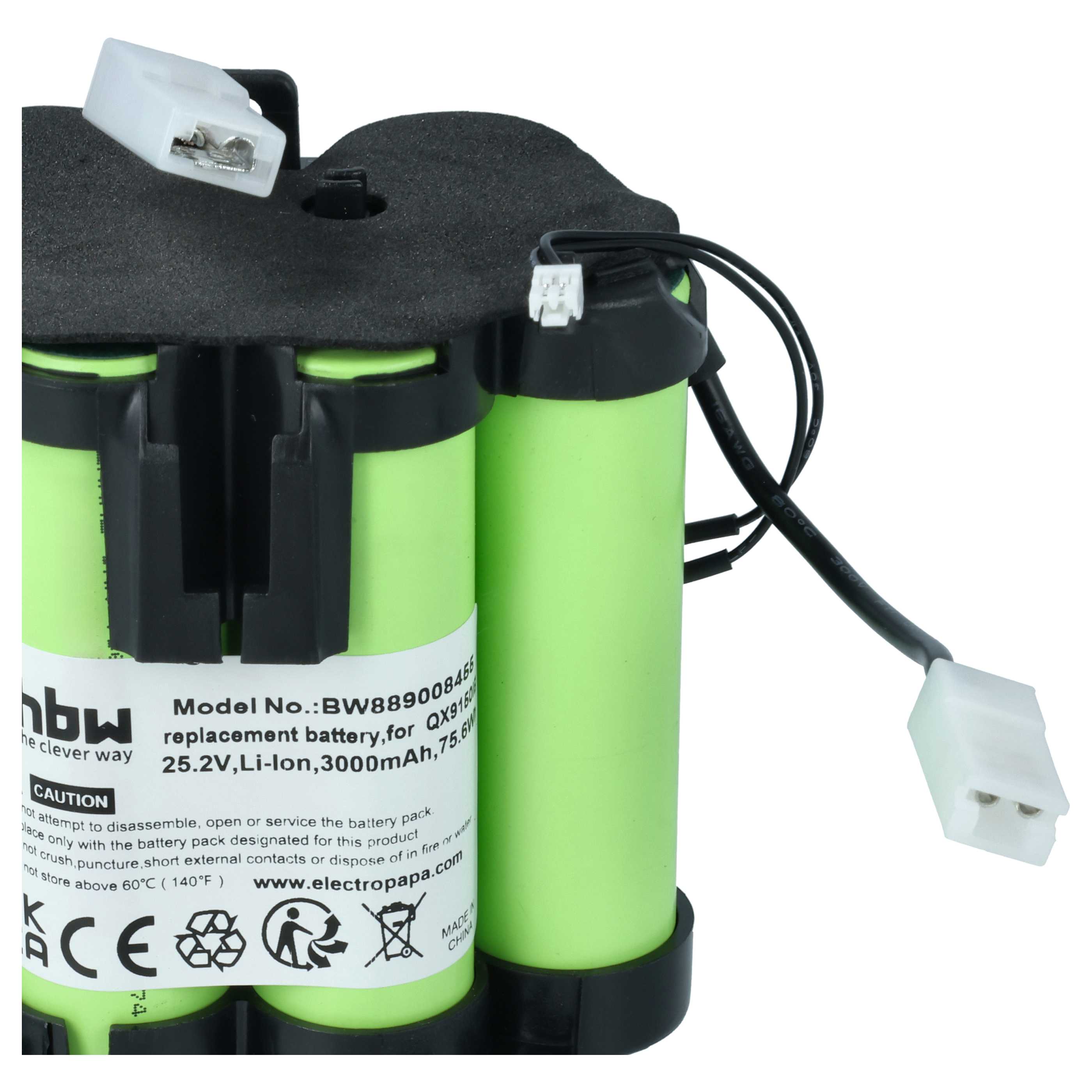 Akumulator do odkurzacza AEG zamiennik AEG 4055542544, 4055478301, 140231463013 - 3000mAh 25,2V Li-Ion