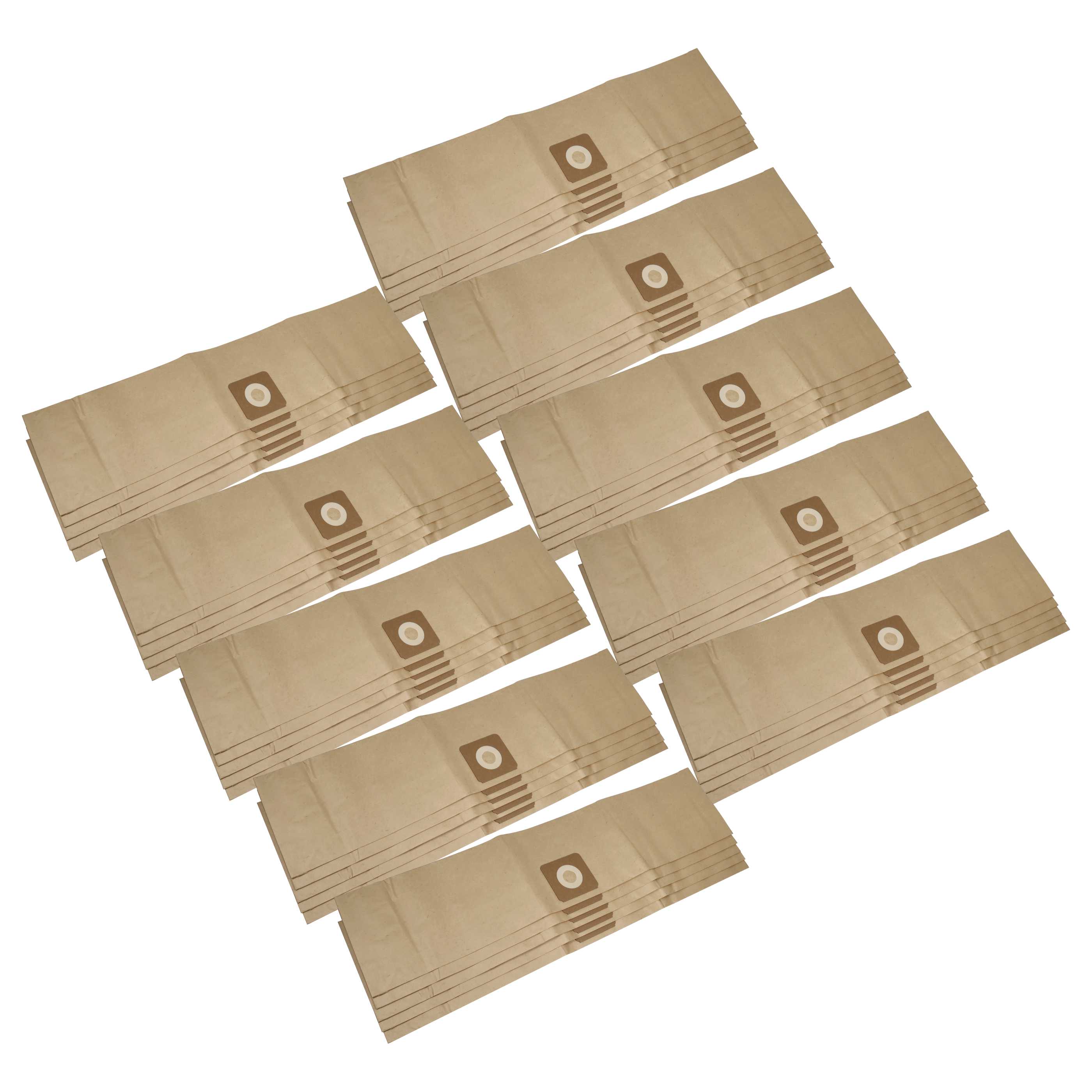 50x Sac remplace Bosch 2609256F32 pour aspirateur Bosch - papier
