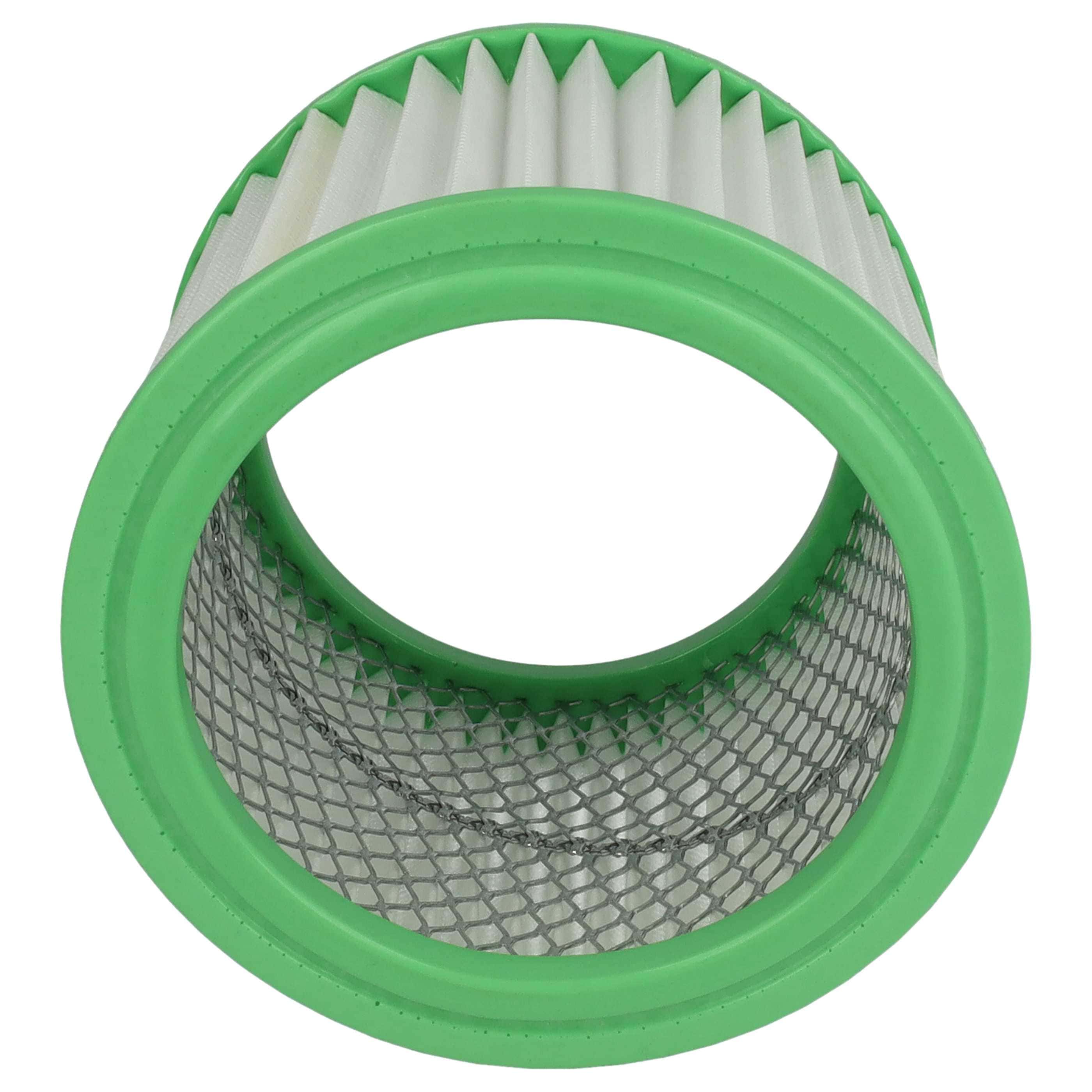 4x Filtercartridge filter replaces Einhell 235163001013 for Parkside Chimney Sweep Vacuum, white / green