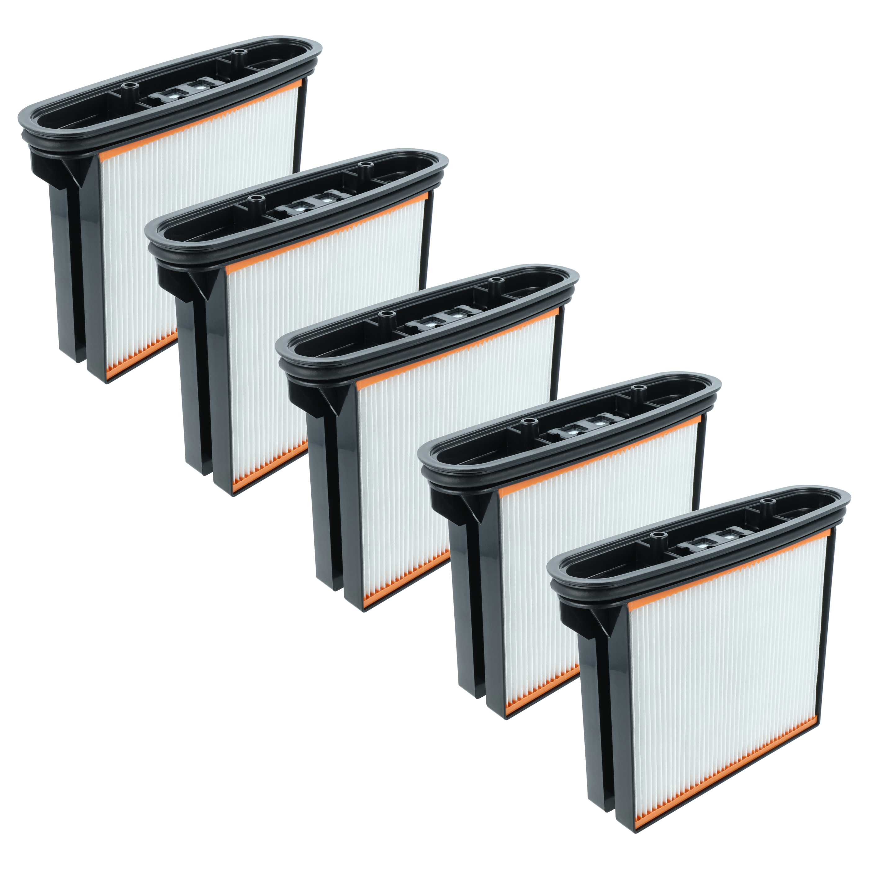 5x flat pleated filter replaces Bosch 1609203C34 for Bosch Vacuum Cleaner