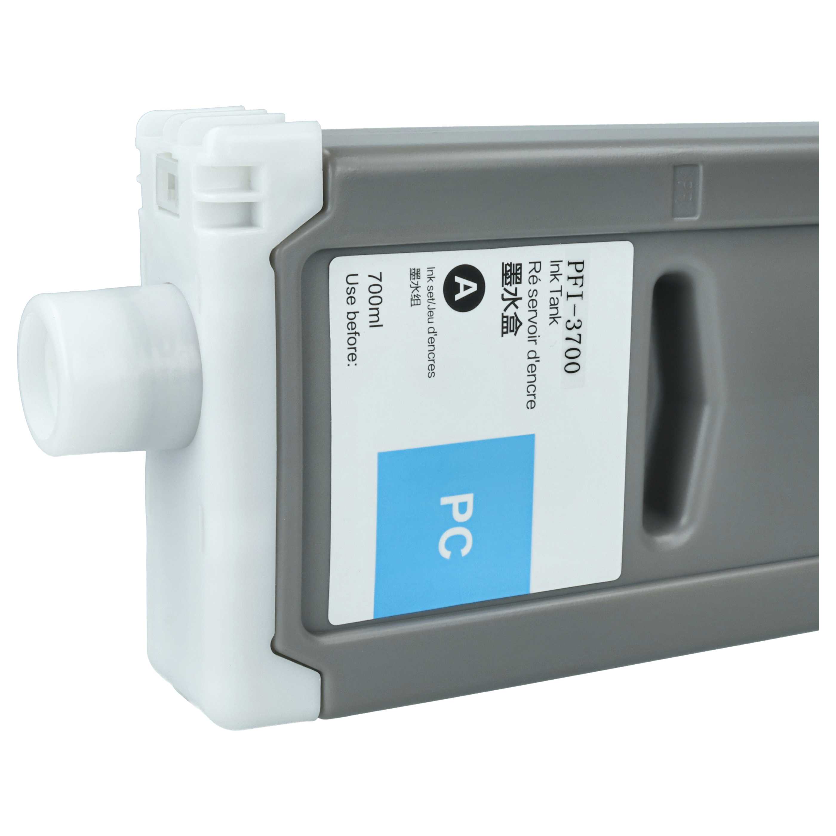 Ink Cartridge as Exchange for Canon PFI-3700 PC for Canon Printer - Photo Cyan 700 ml
